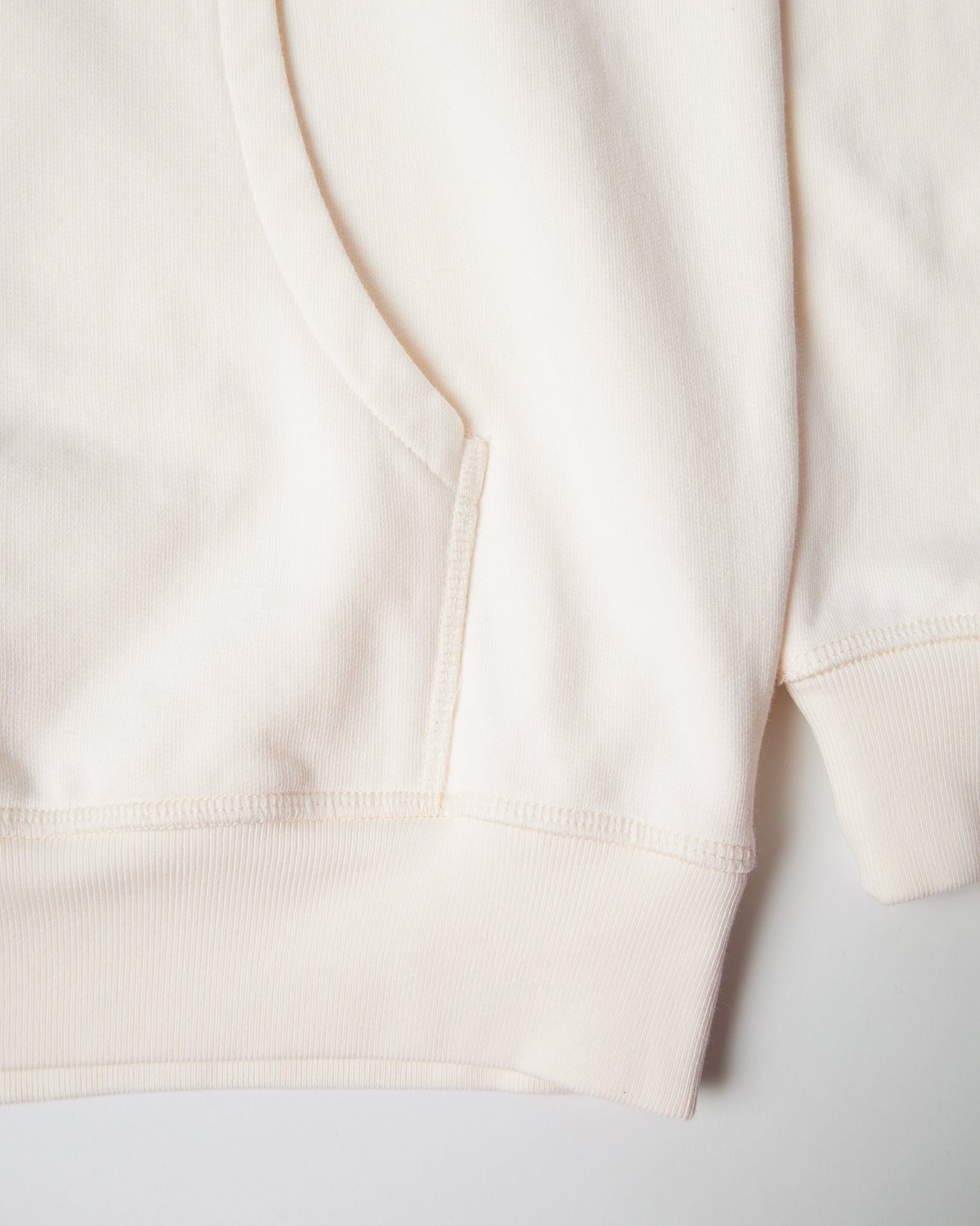 Circled script logo hooded sweatshirt - Off White