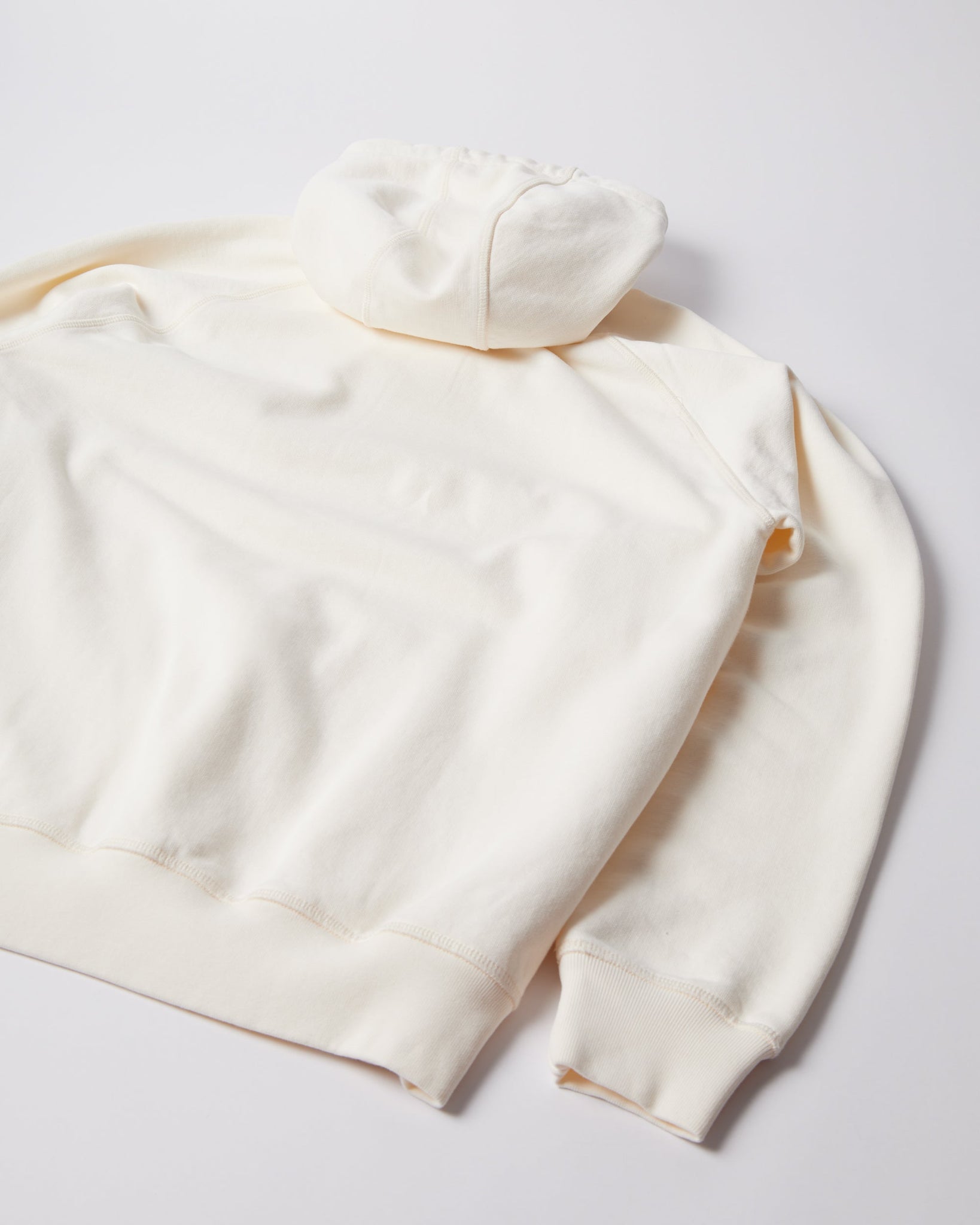 Circled script logo hooded sweatshirt - Off White