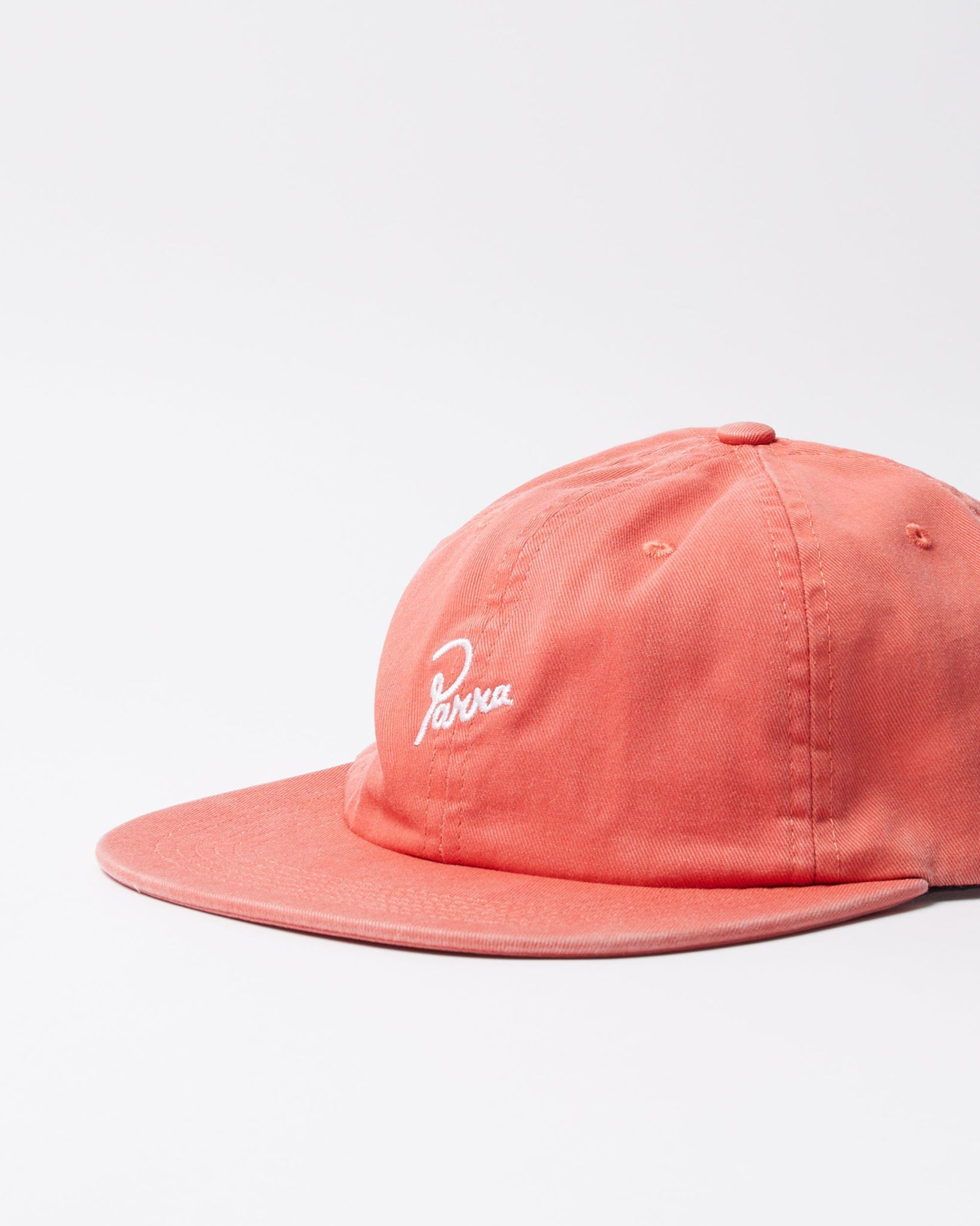 Signature 6 panel hat - Washed out Red