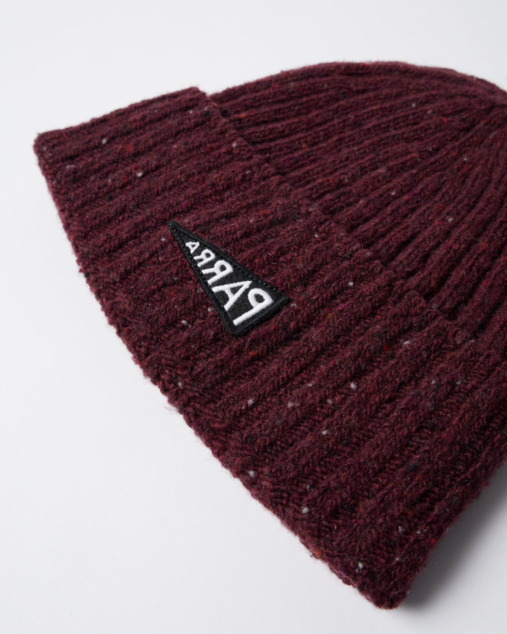 Reversed flag beanie - Dark Burgundy