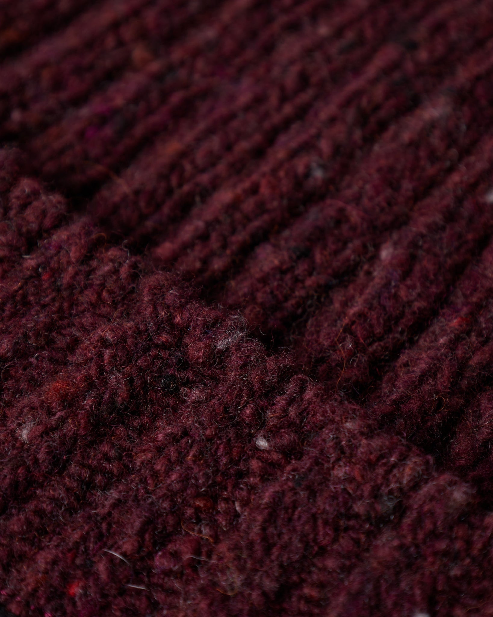 Reversed flag beanie - Dark Burgundy