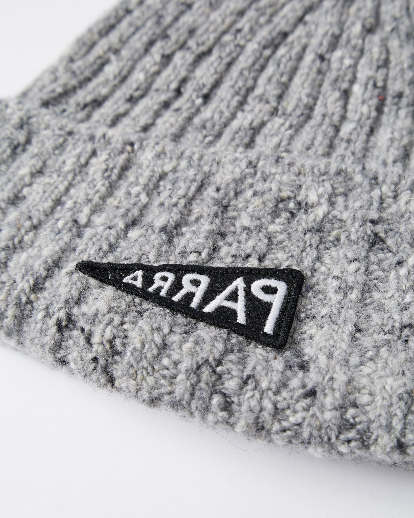 Reversed flag beanie - Grey