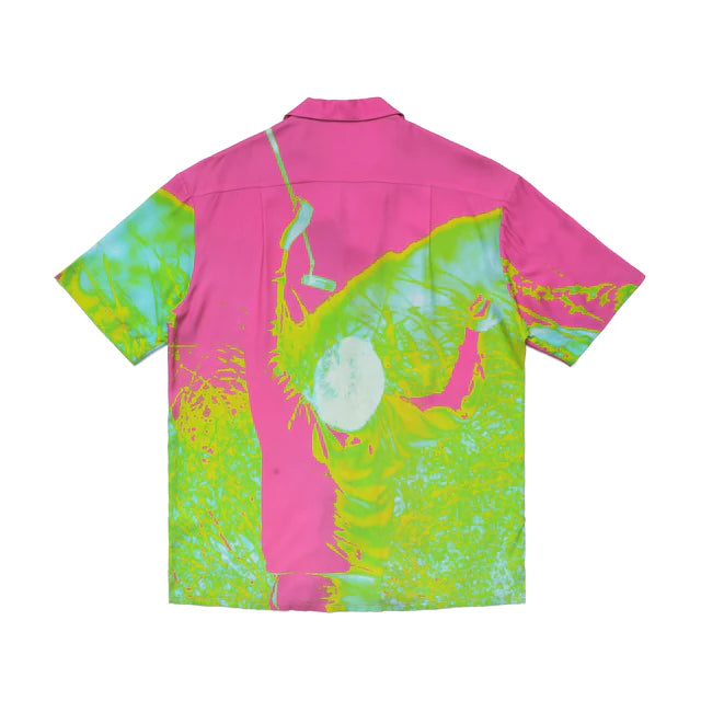 Fried Open Collar Shirt - Pink