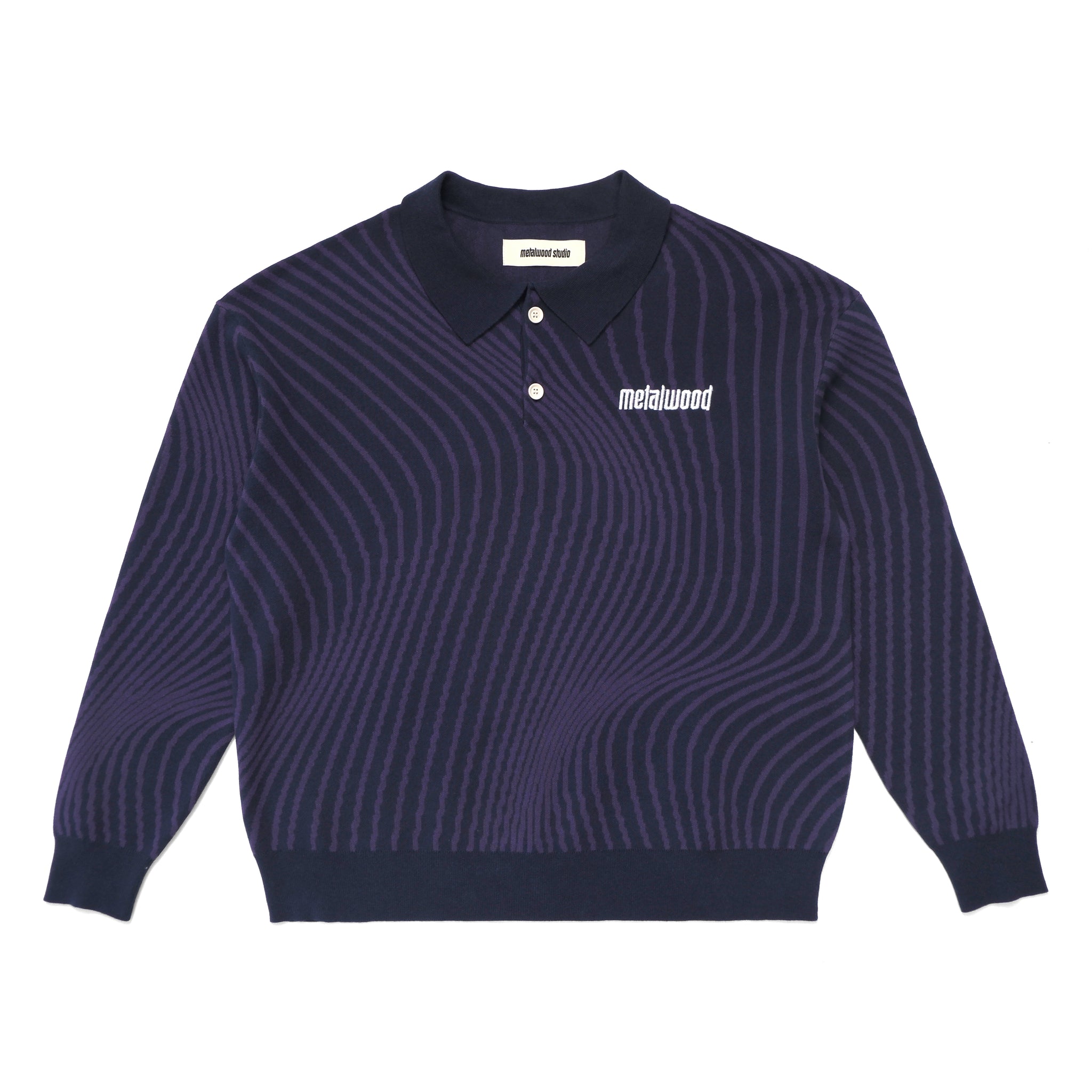 Bounding LS Knit Polo - Navy