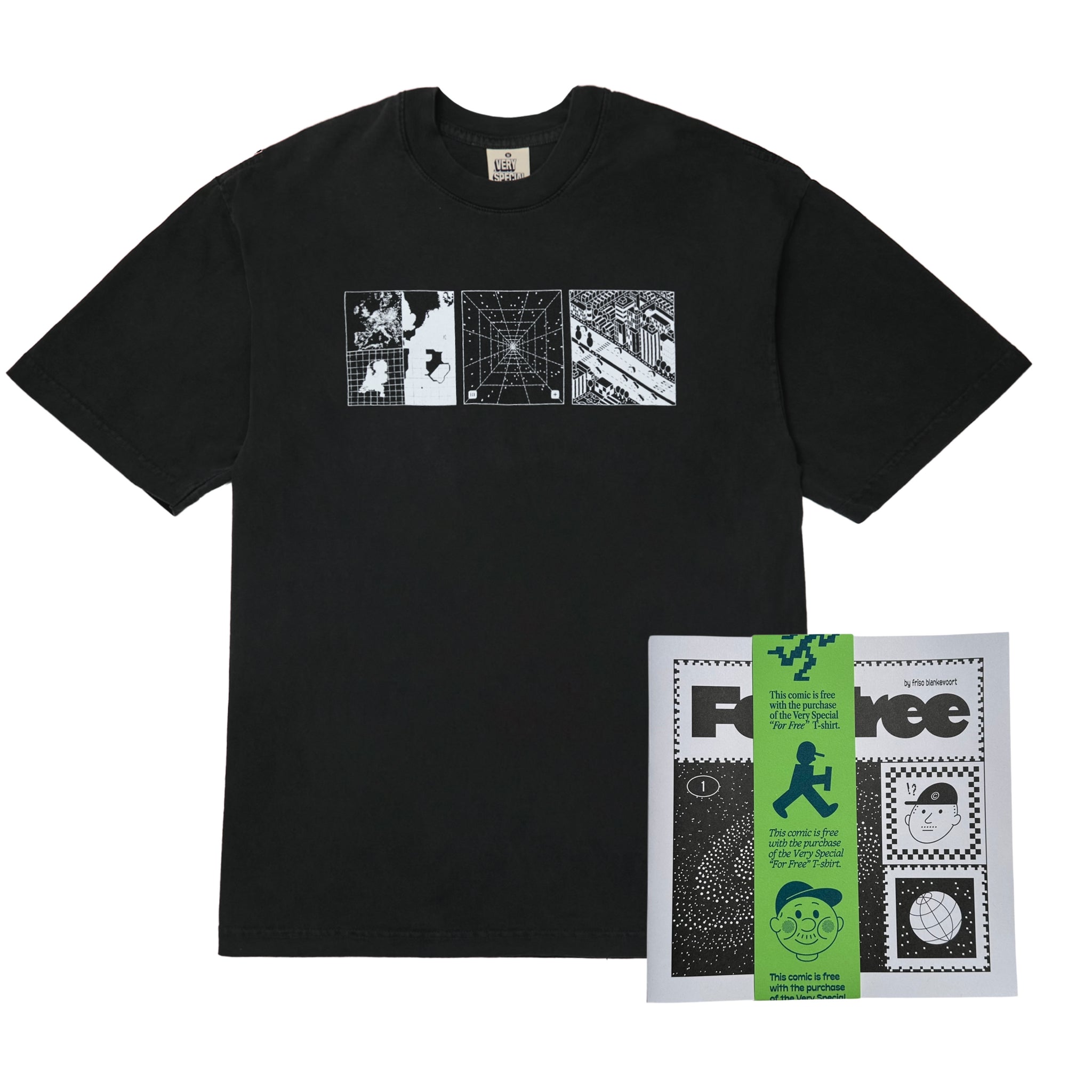 For Free Tee (with comic zine)