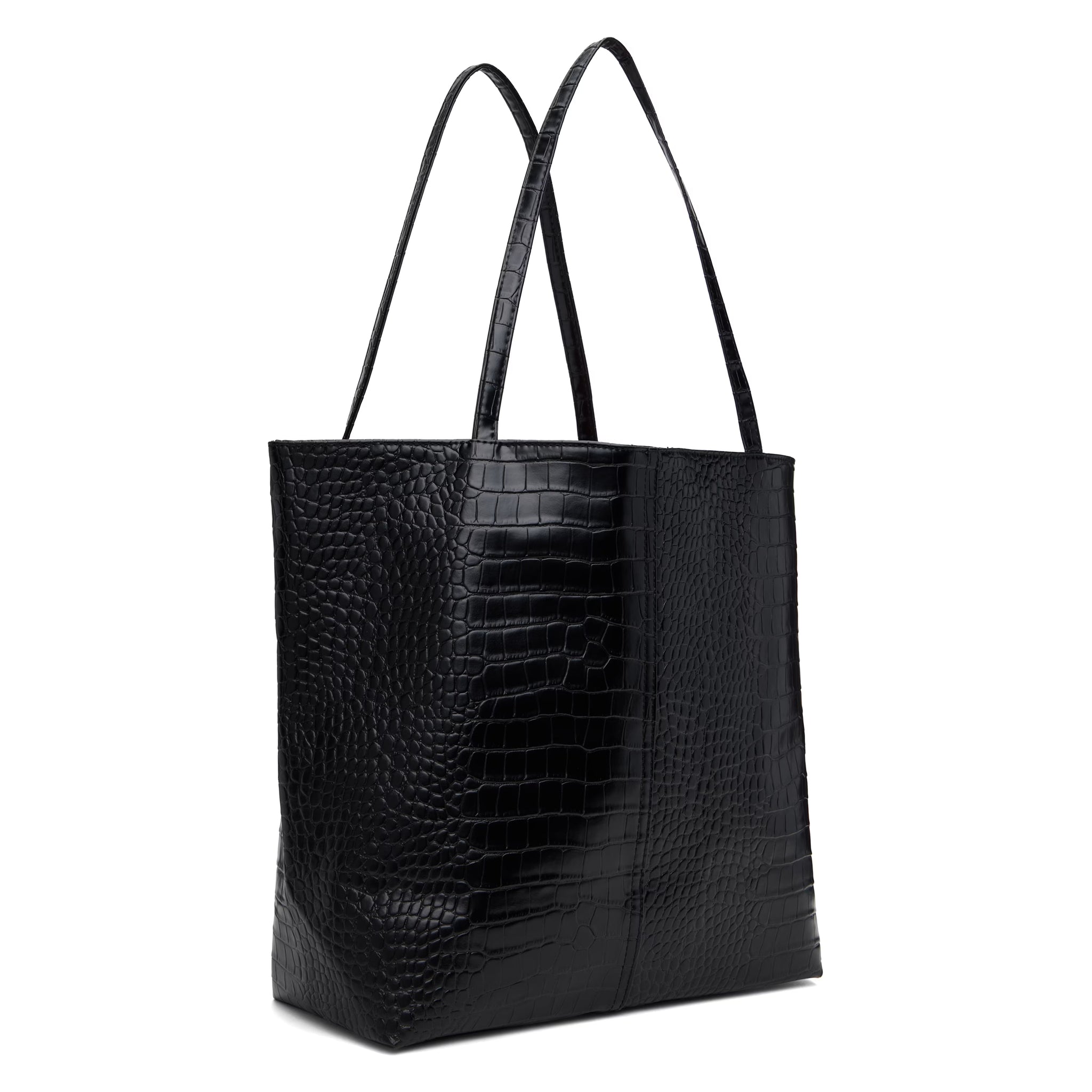 Metal Logo Stud Croc Tote