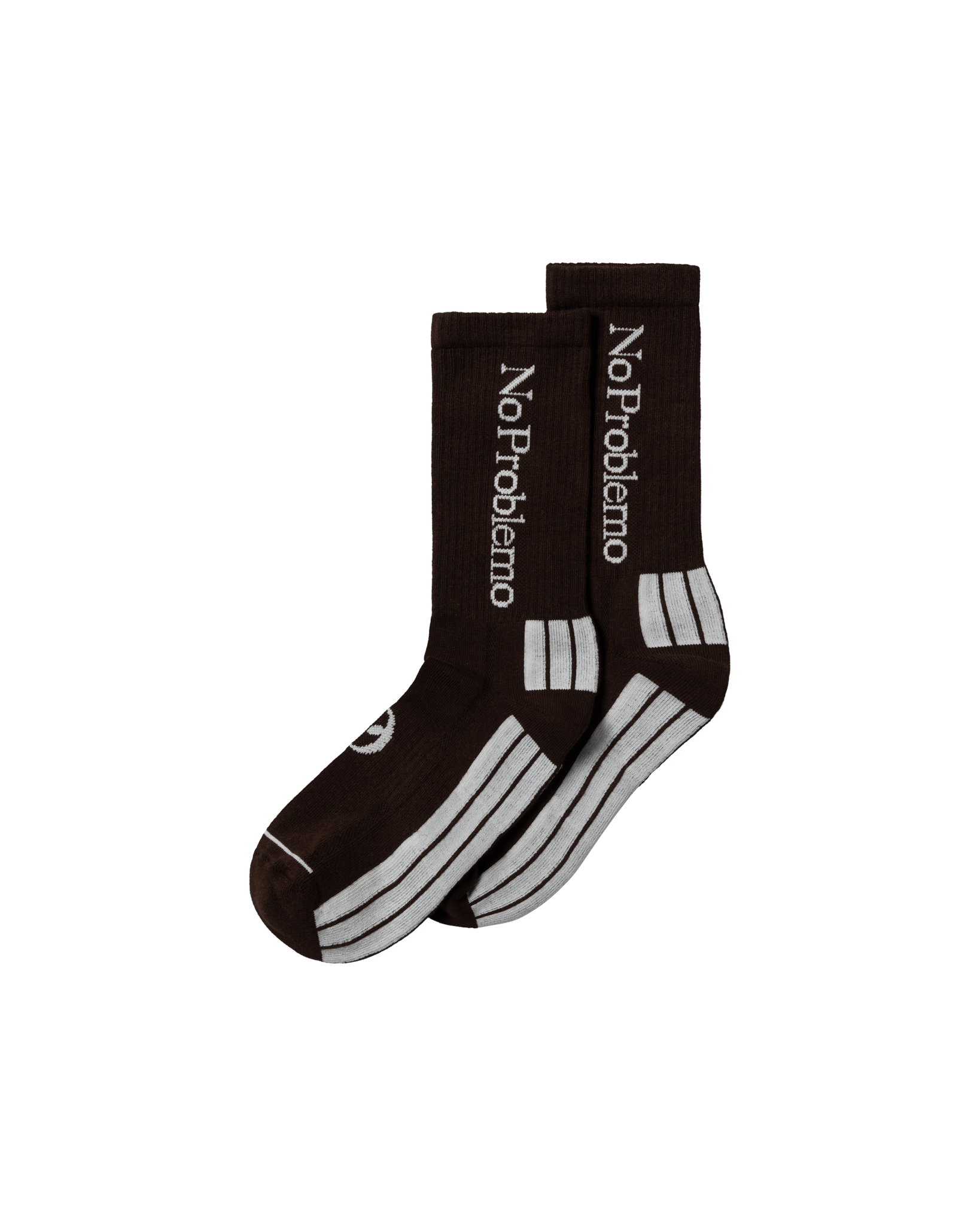 No Problemo Socks - Brown