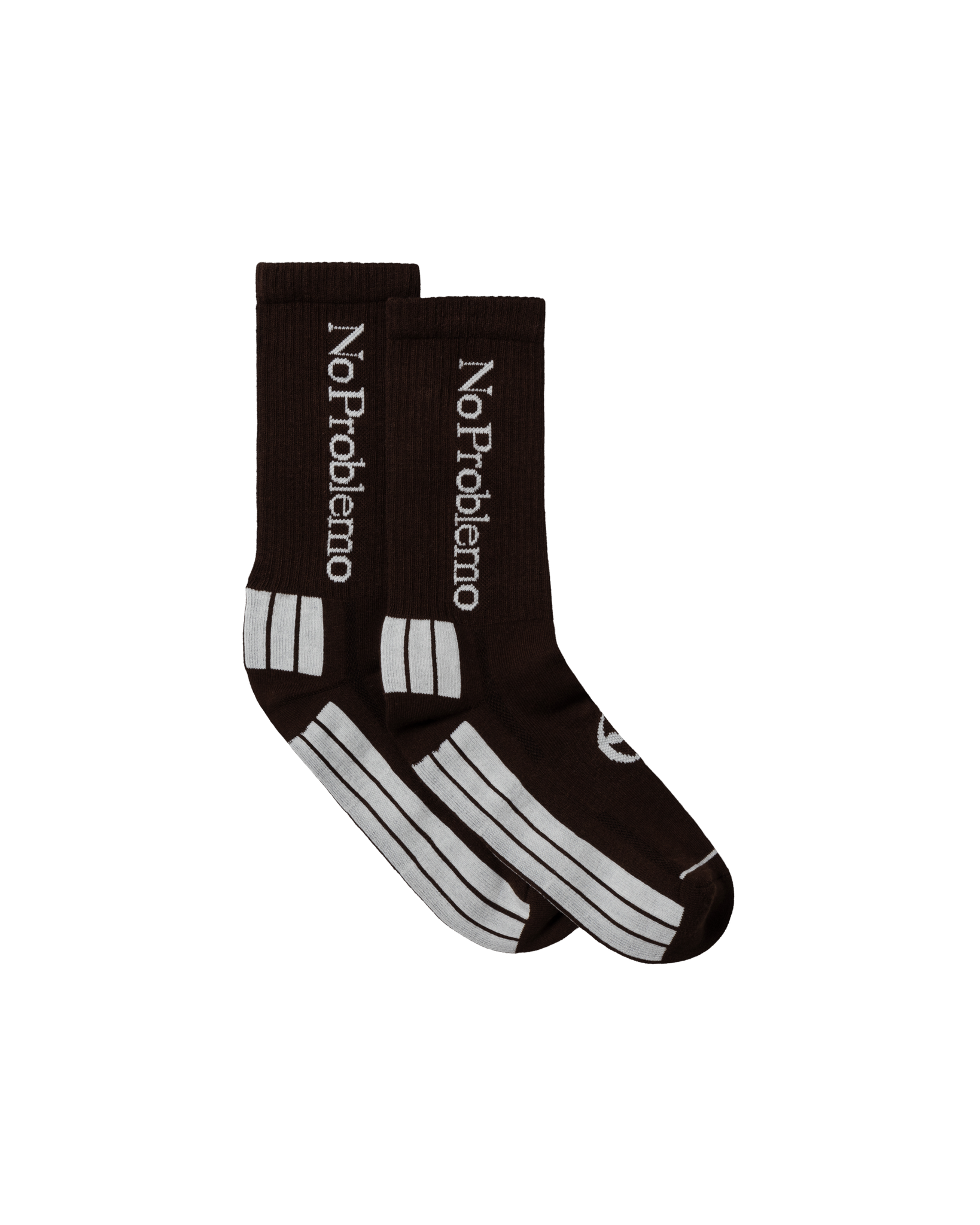 No Problemo Socks - Brown