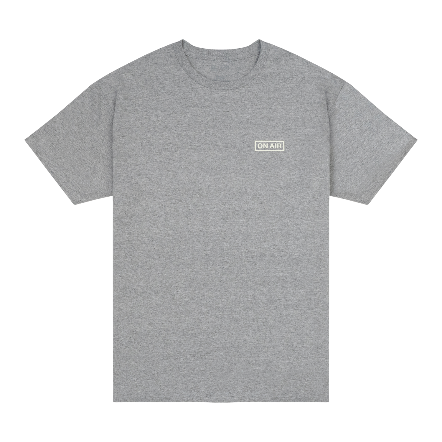 ON AIR BASIC LOGO S/SL TEE - Grey Heather