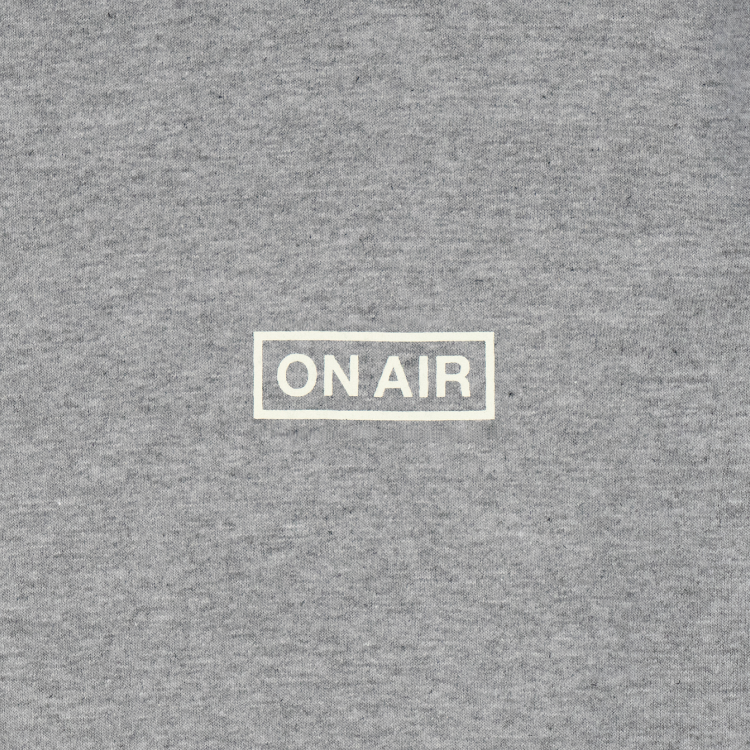 ON AIR BASIC LOGO S/SL TEE - Grey Heather