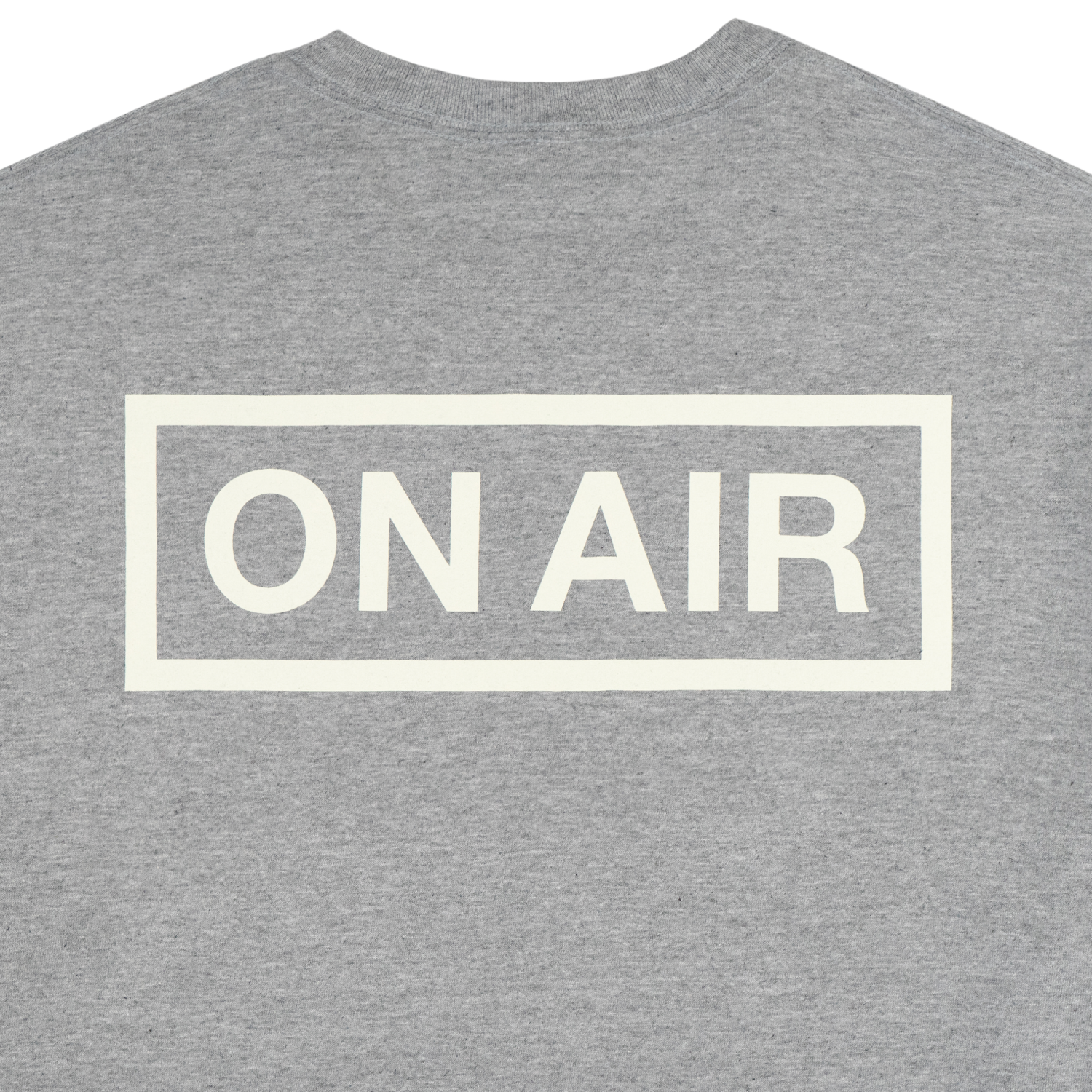 ON AIR BASIC LOGO S/SL TEE - Grey Heather