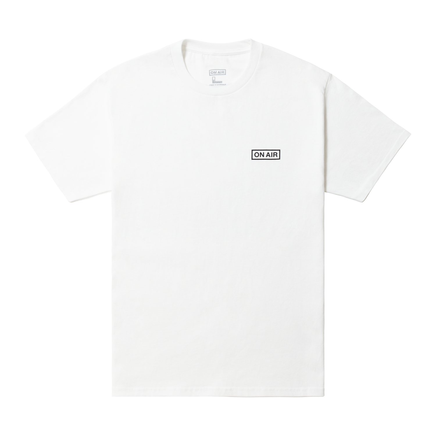 ON AIR BASIC LOGO S/SL TEE - White