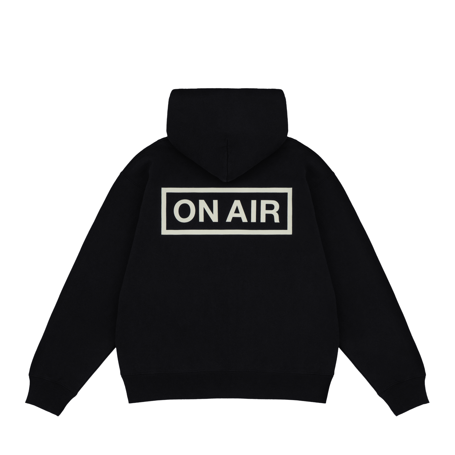 ON AIR BASIC LOGO FULL ZIP HOODIE - Black