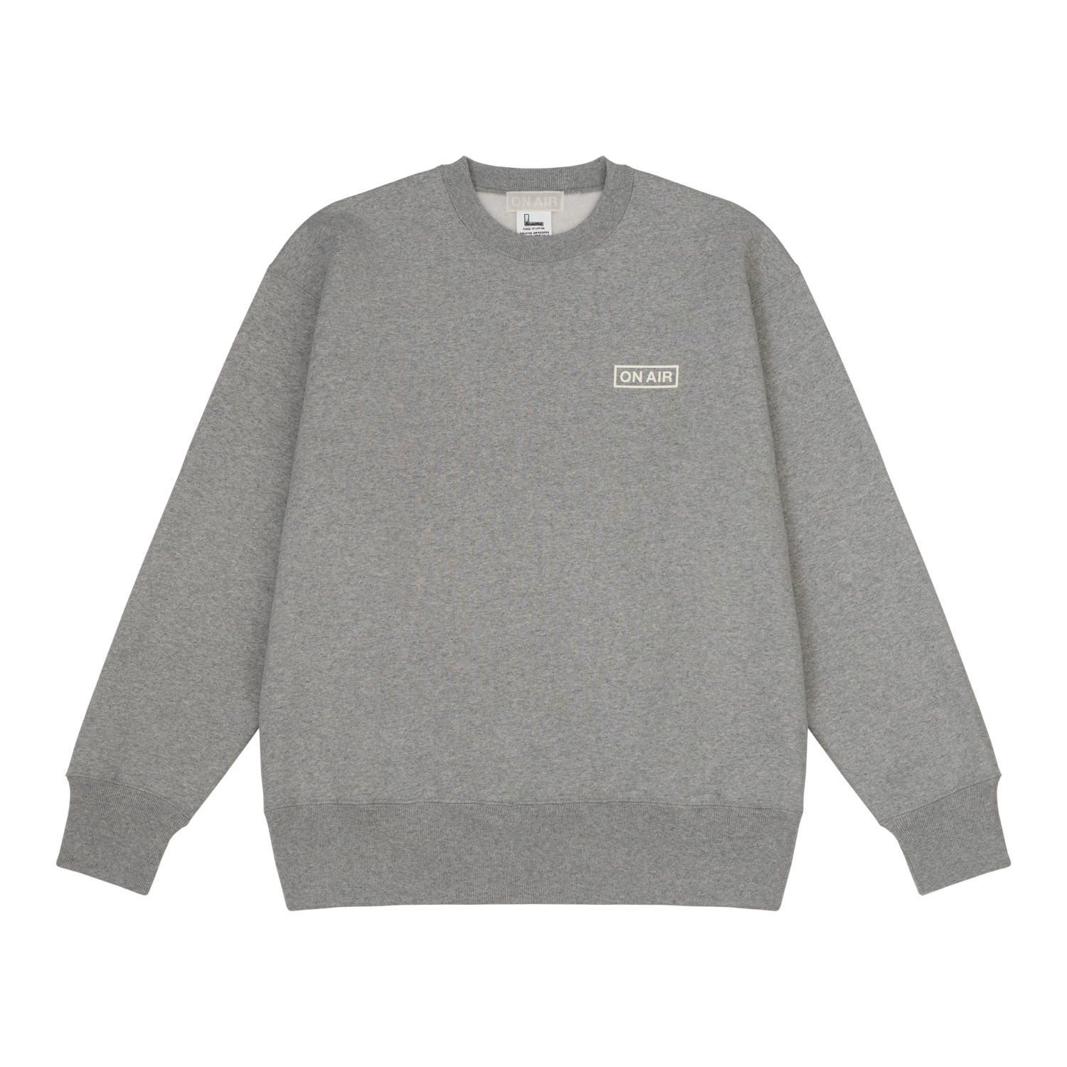 ON AIR BASIC LOGO CREW - Grey Heather