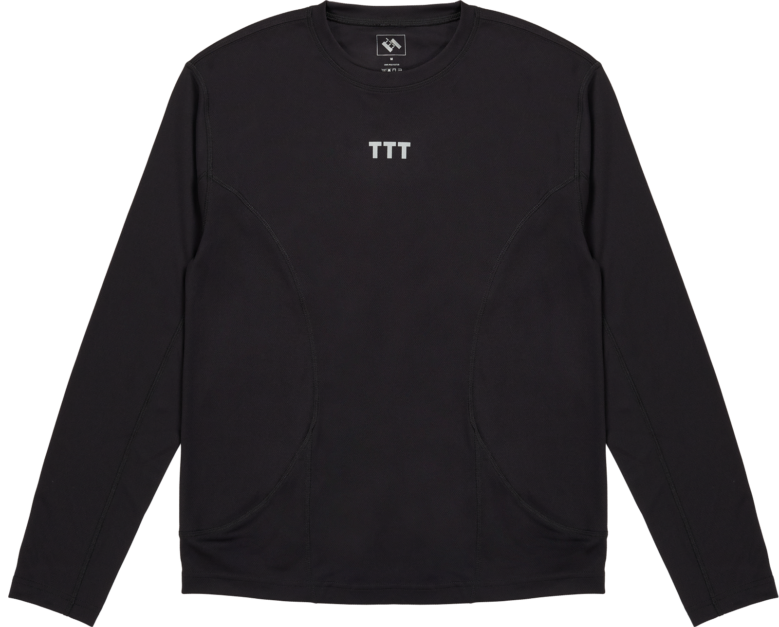 TTT 3M WINTER RUNNING TOP - BLACK