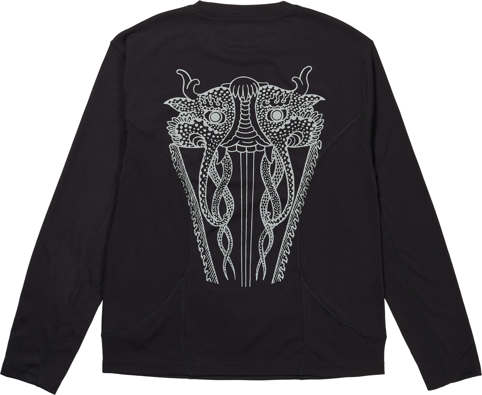 TTT 3M WINTER RUNNING TOP - BLACK