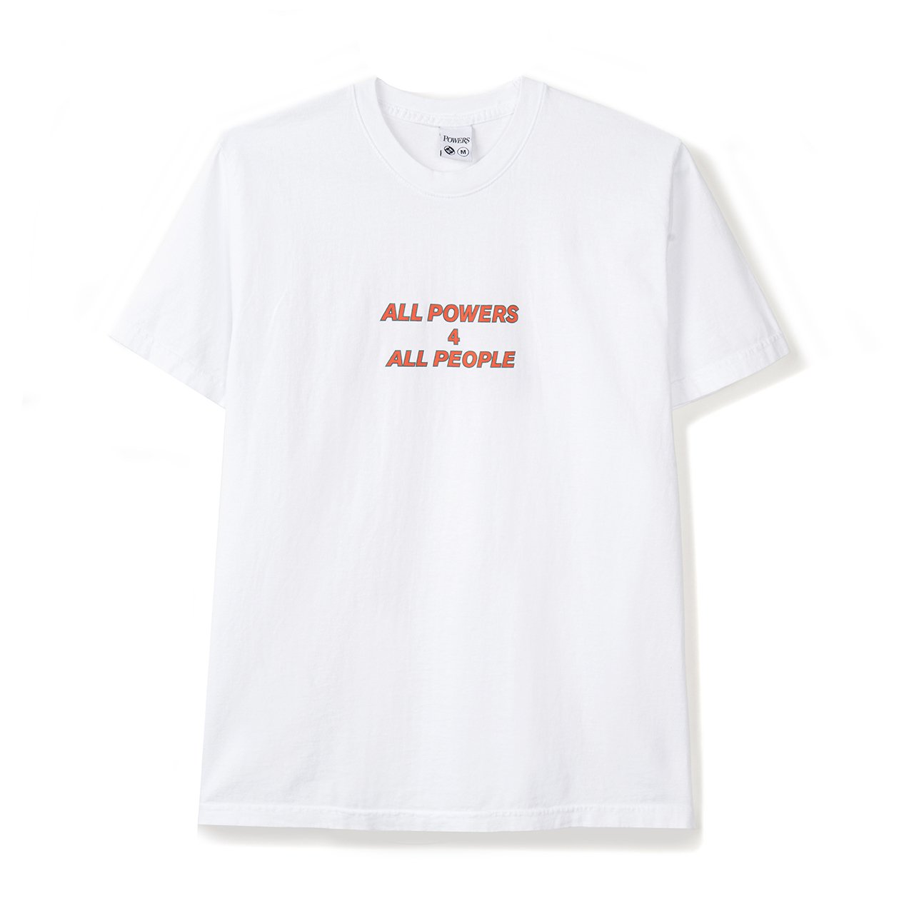 ALL POWERS 4 ALL PEOPLE SS TEE - White