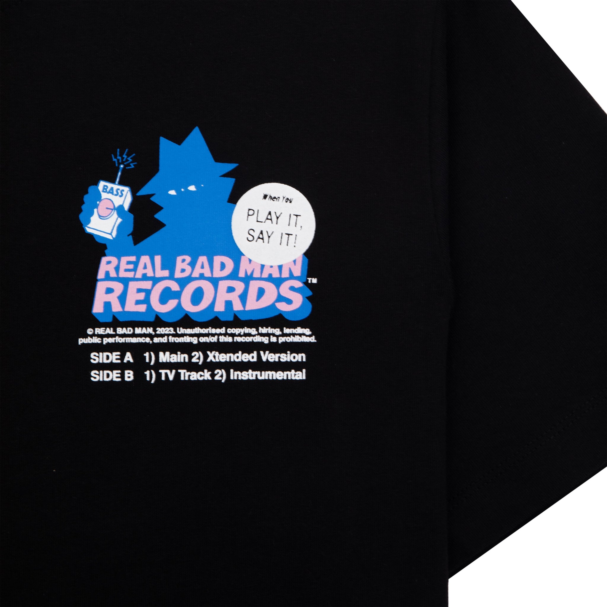 RBM Records Tee - Black
