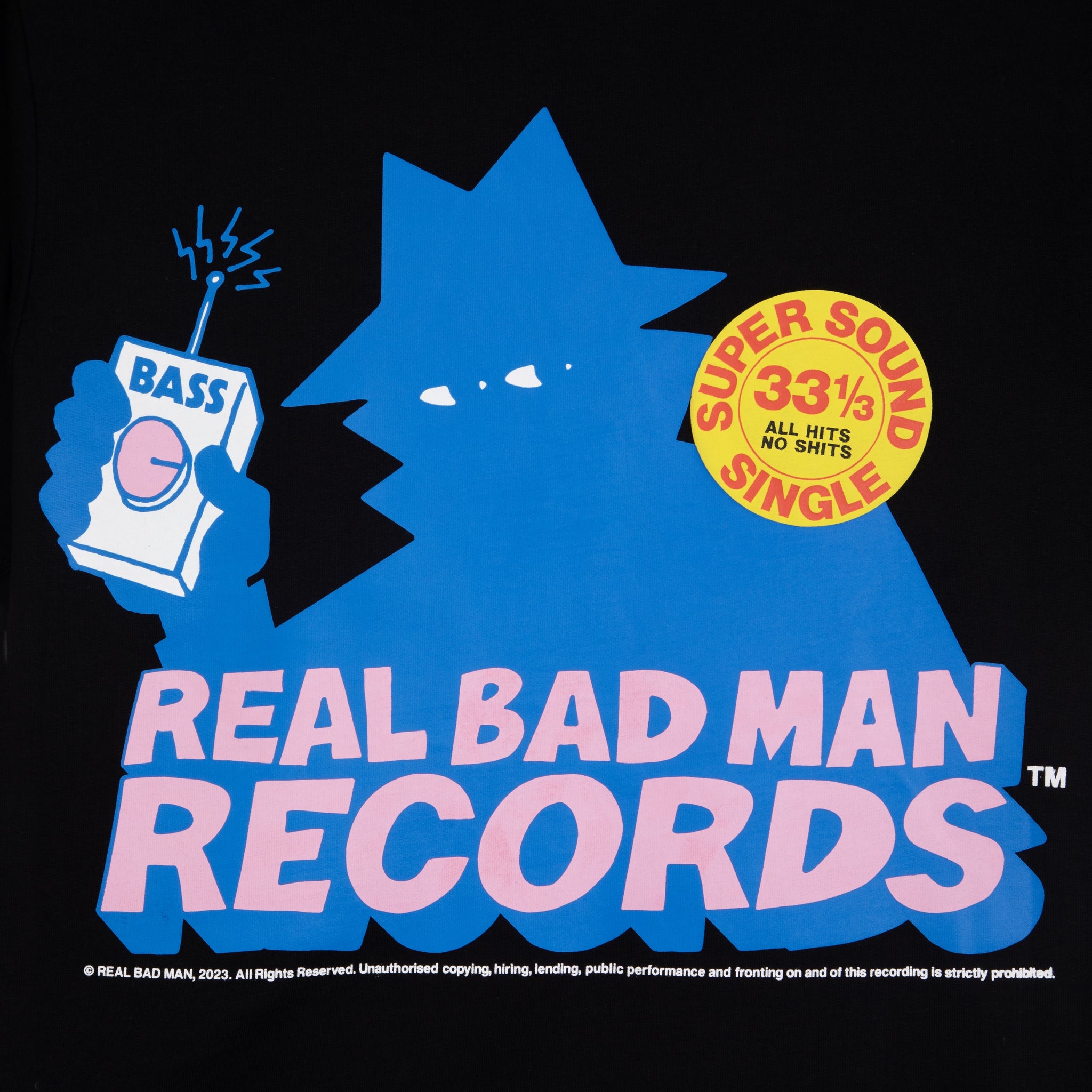 RBM Records Tee - Black