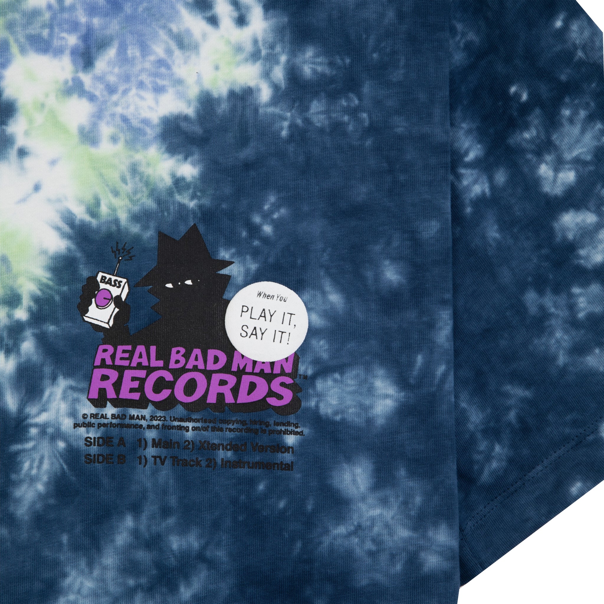RBM Records Tee - Blue Corral