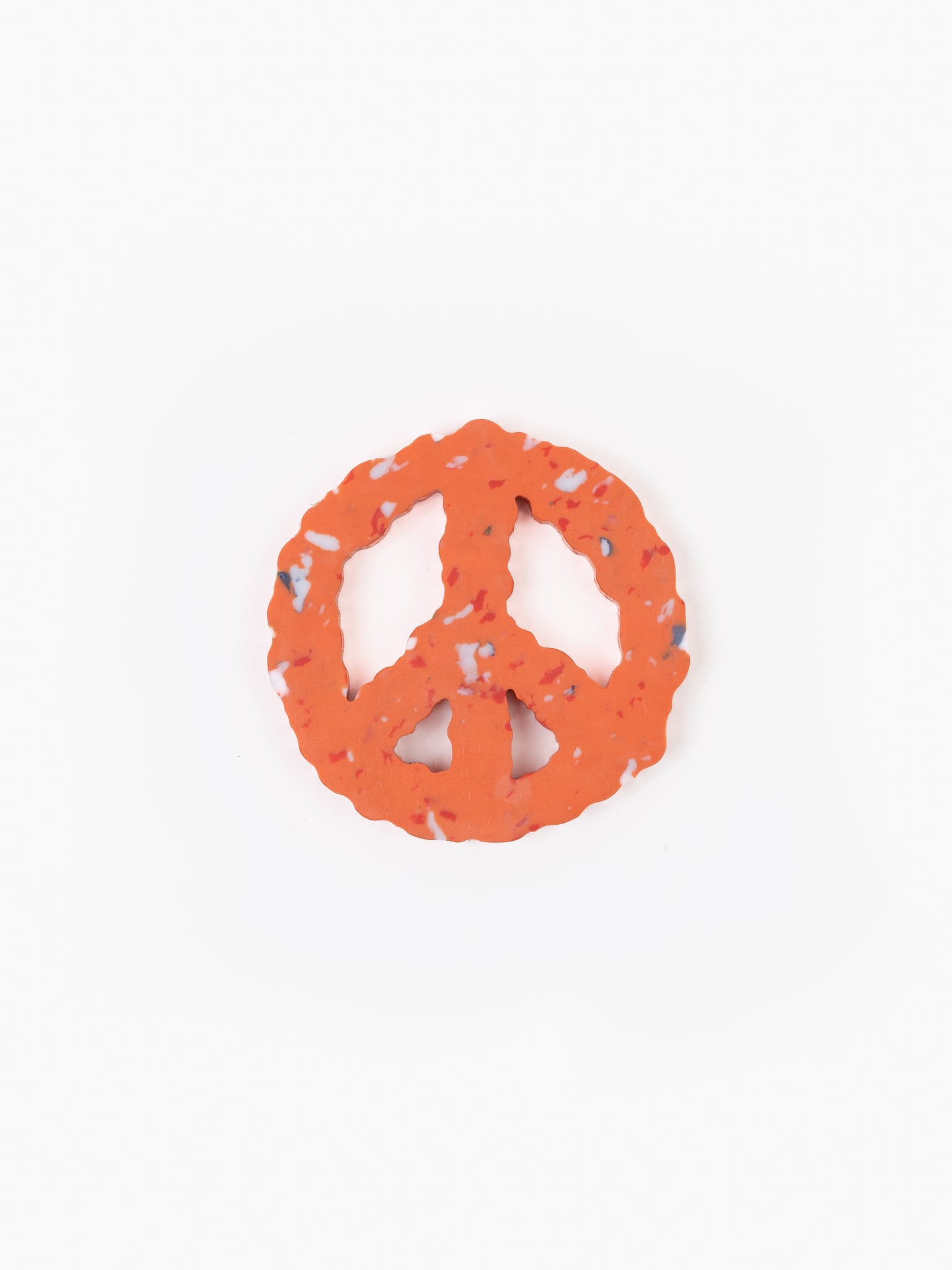 CLOUDED PEACE COASTER (SET OF 4) - Orange Wave
