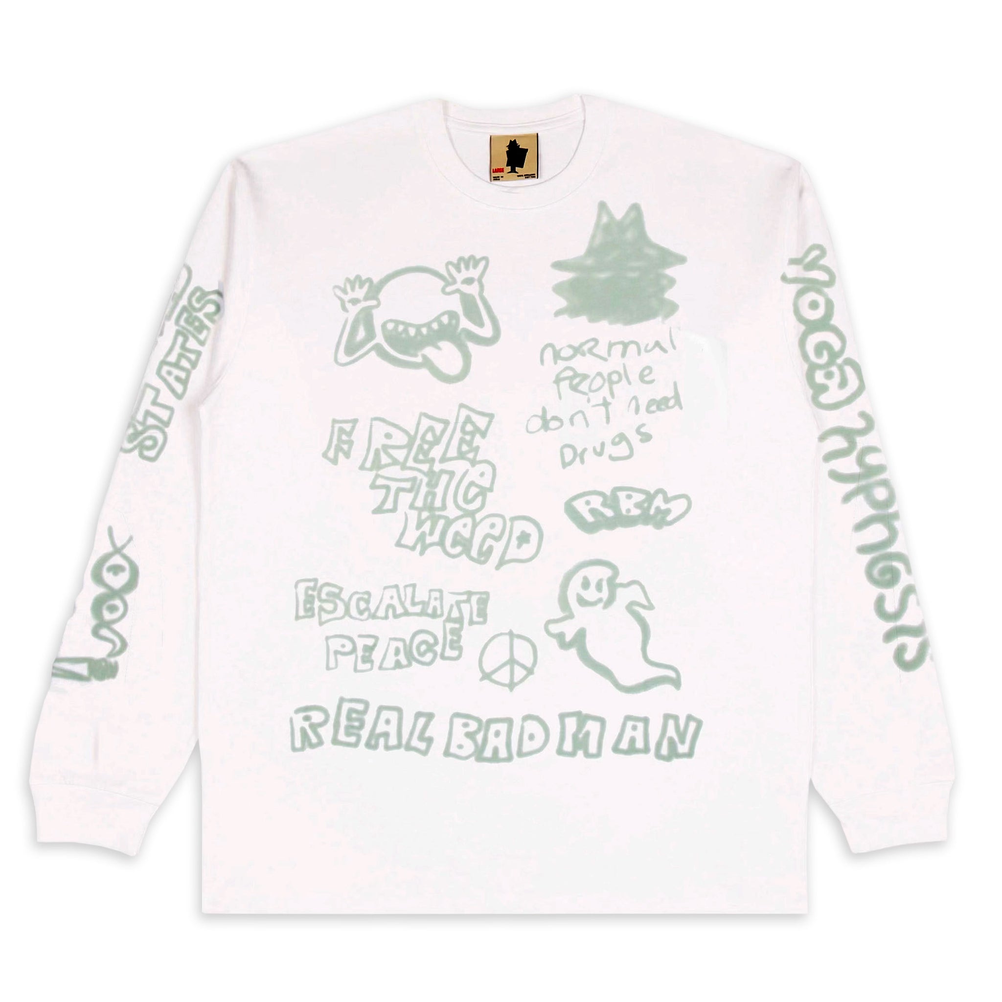 Youth Party LS Tee - White