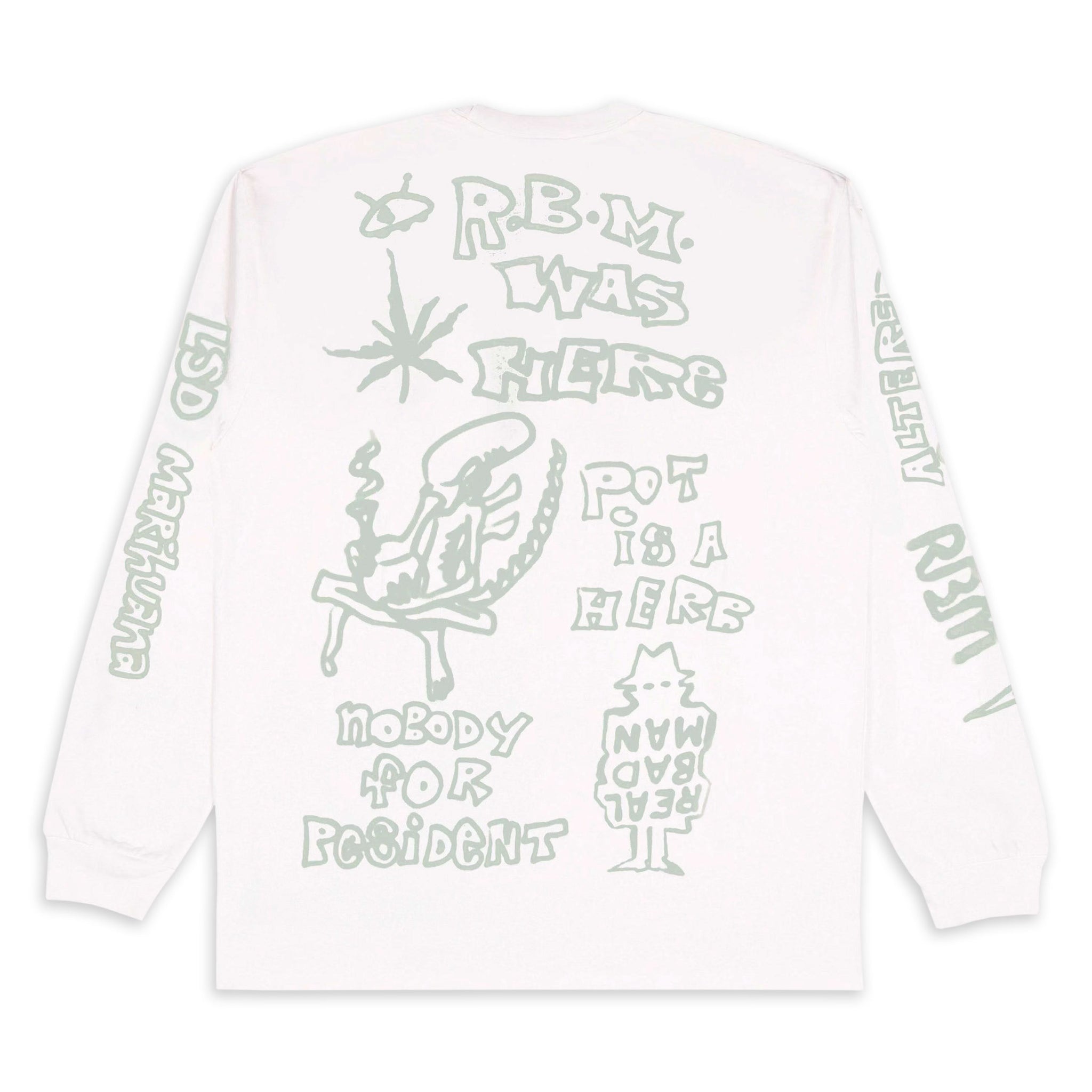Youth Party LS Tee - White