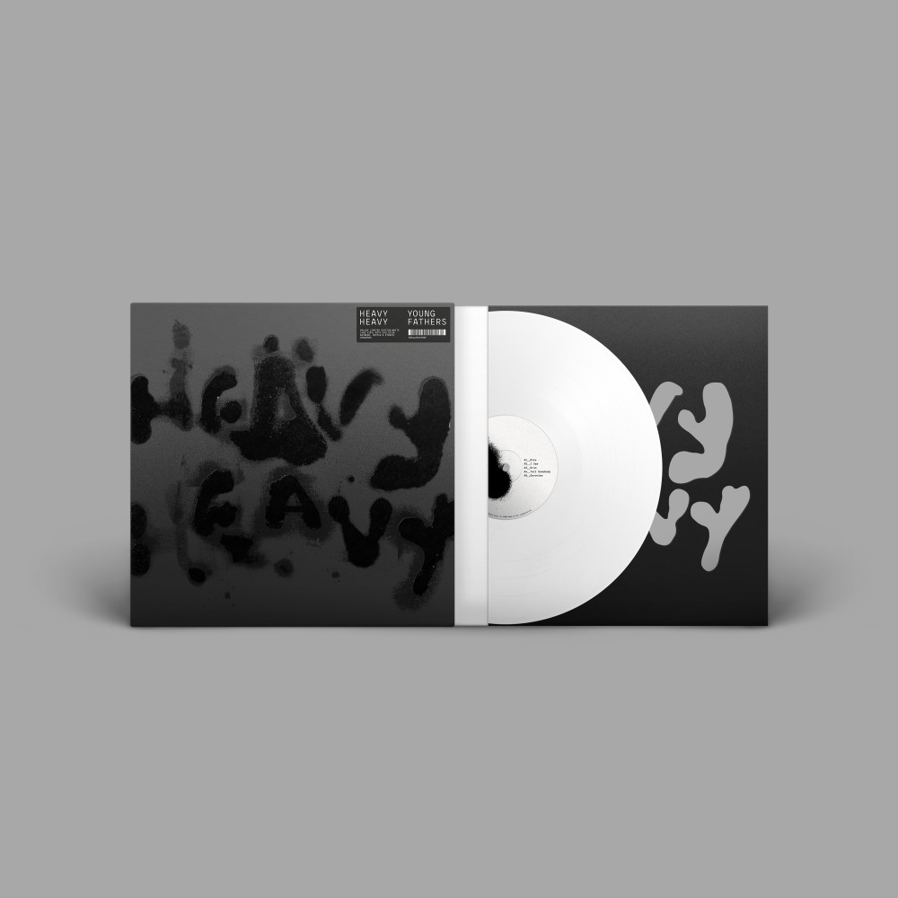 Young Fathers - Heavy Heavy (DELUXE EDITION, WHITE VINYL, BLACK SLEEVE)