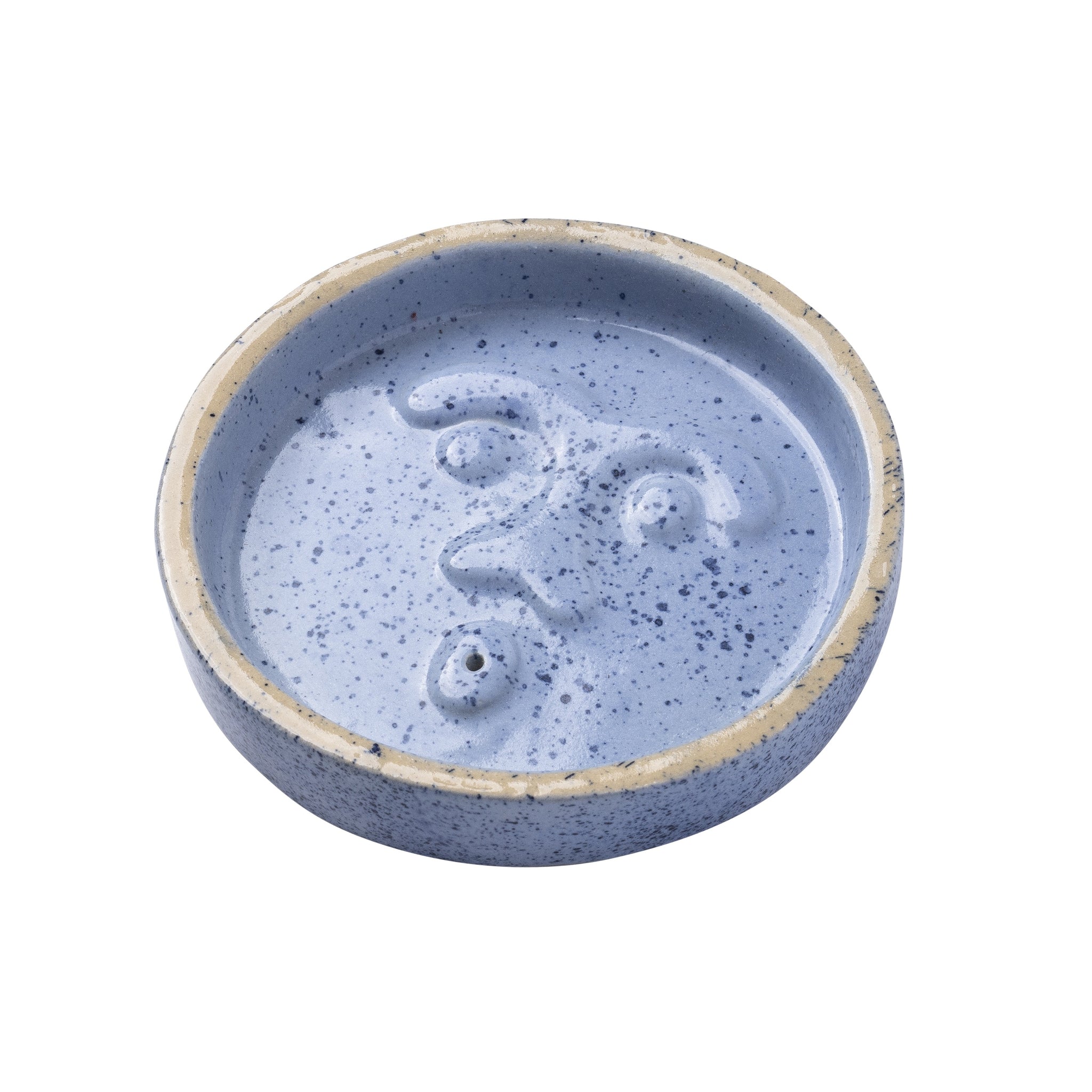 Domestik Ceramic Incense Holder - Speckled Purple
