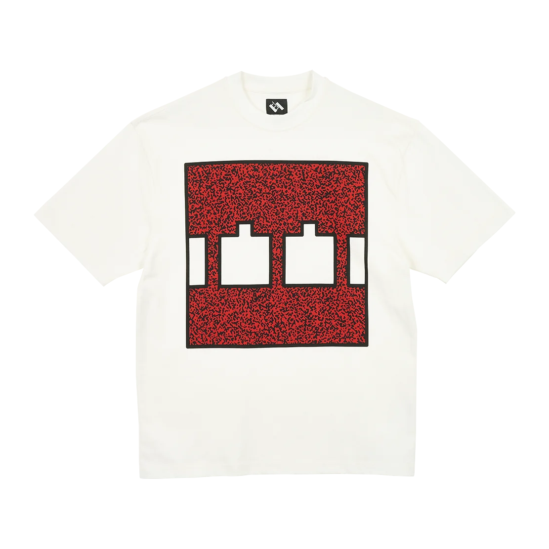 Block Noise 45 Red T-Shirt