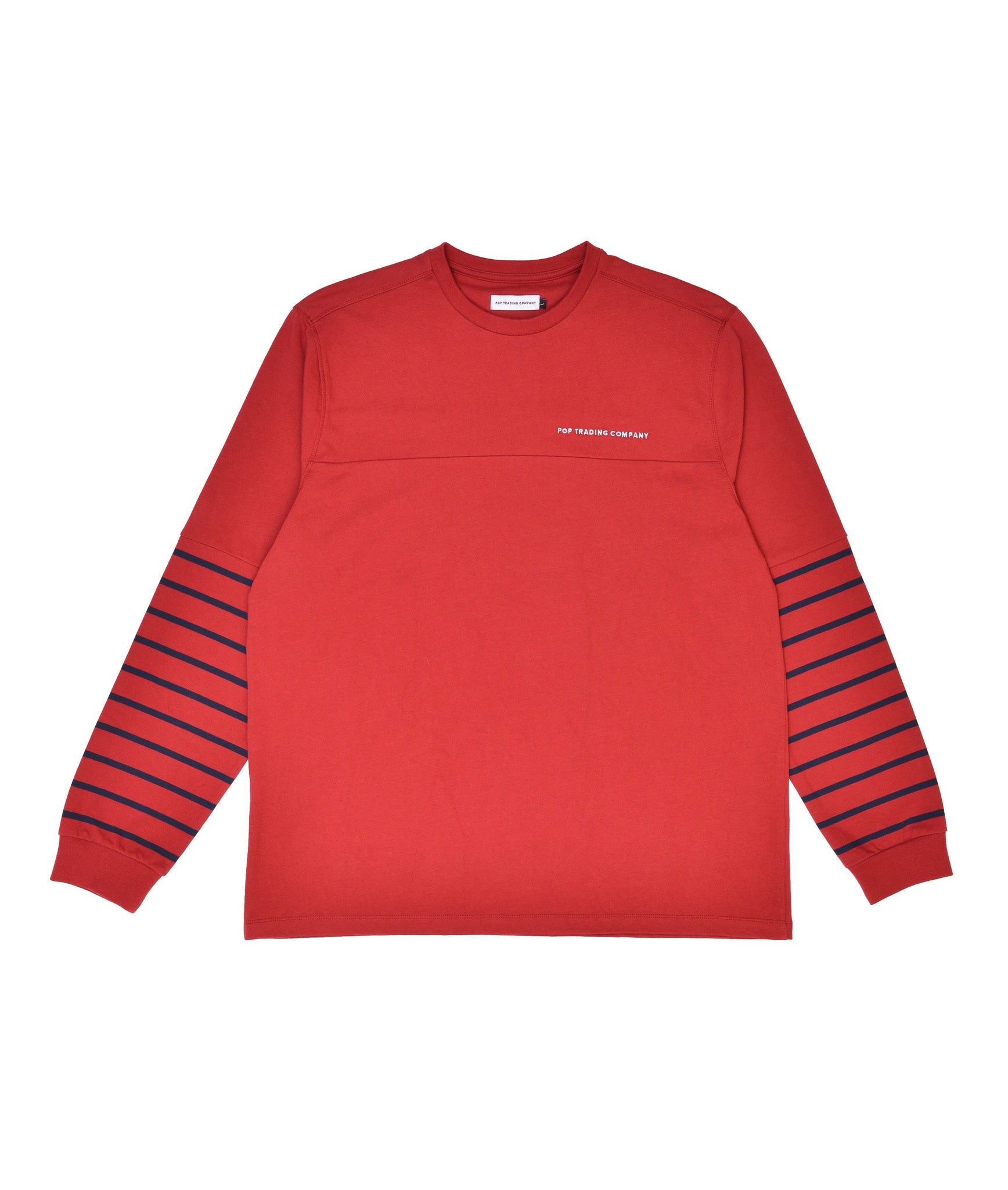 Striped Longsleeve T-Shirt - Rio Red