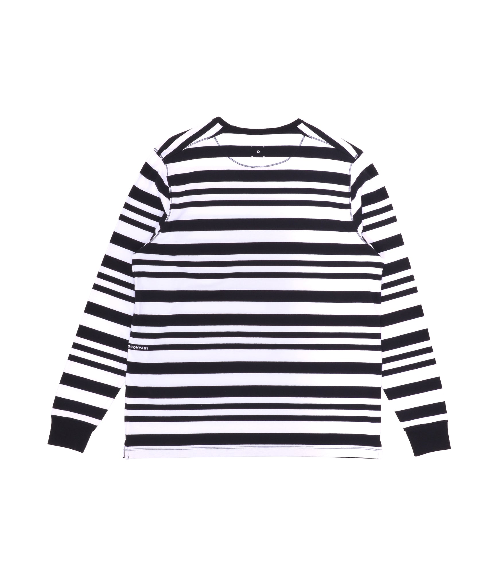 Big P Striped Longsleeve T-Shirt - Black/White