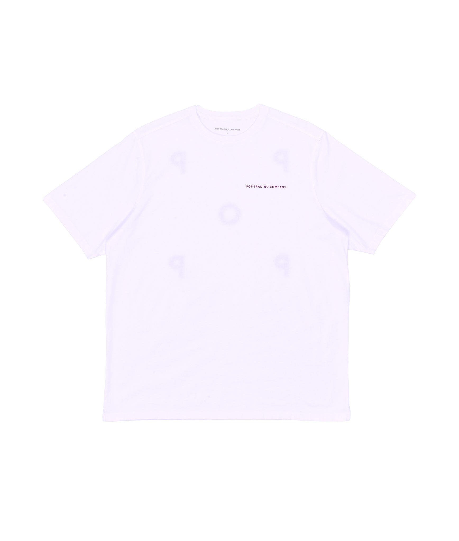 Logo T-Shirt - White/Raspberry