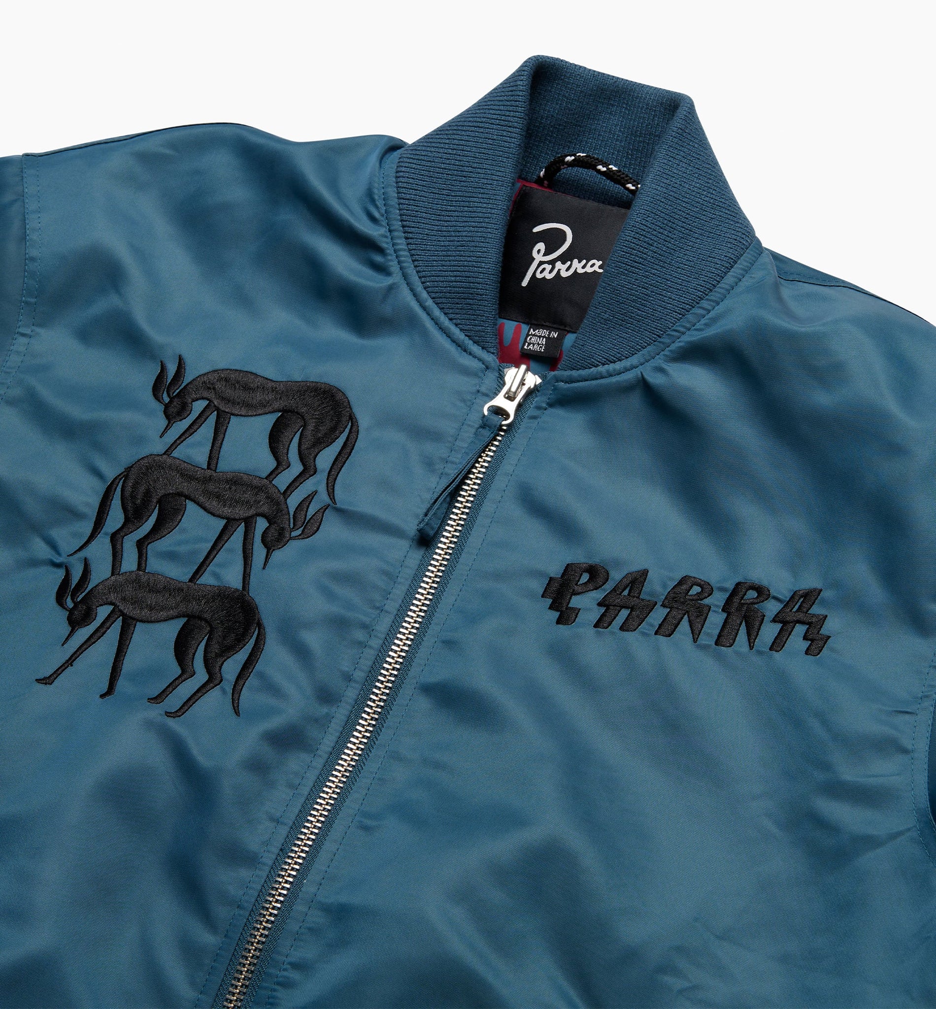 Stacked Pets Varsity Jacket