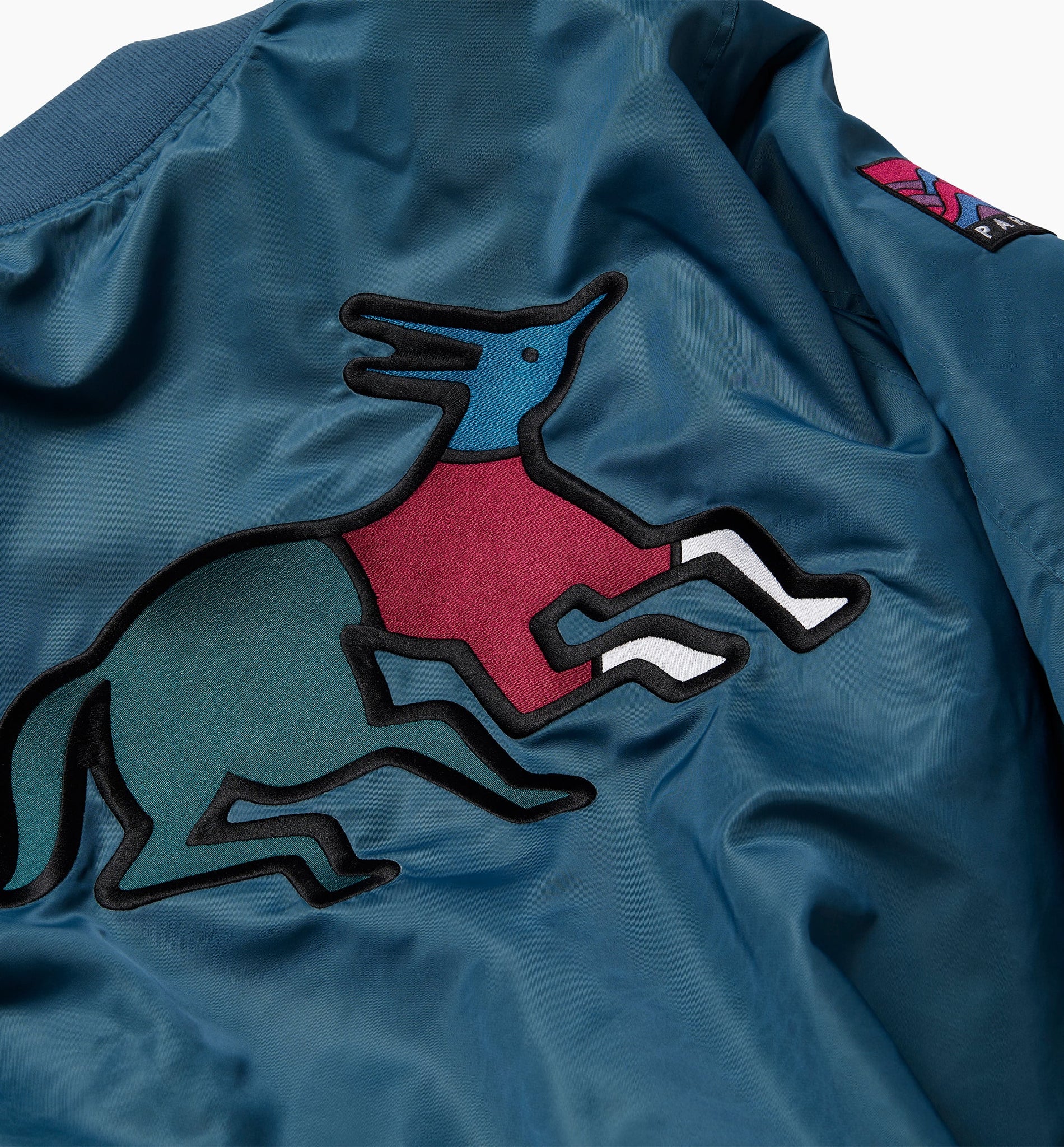 Stacked Pets Varsity Jacket