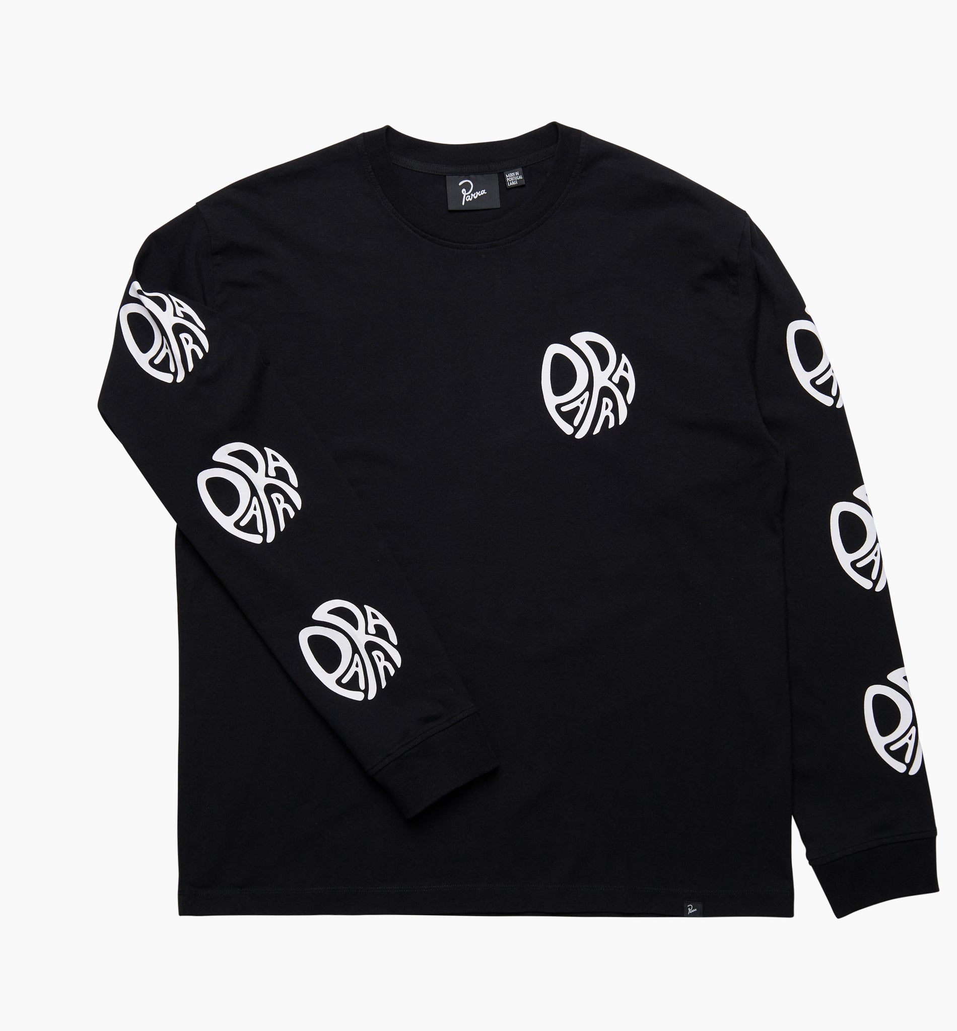 Circle Tweak Logo Long Sleeve T-Shirt - Black