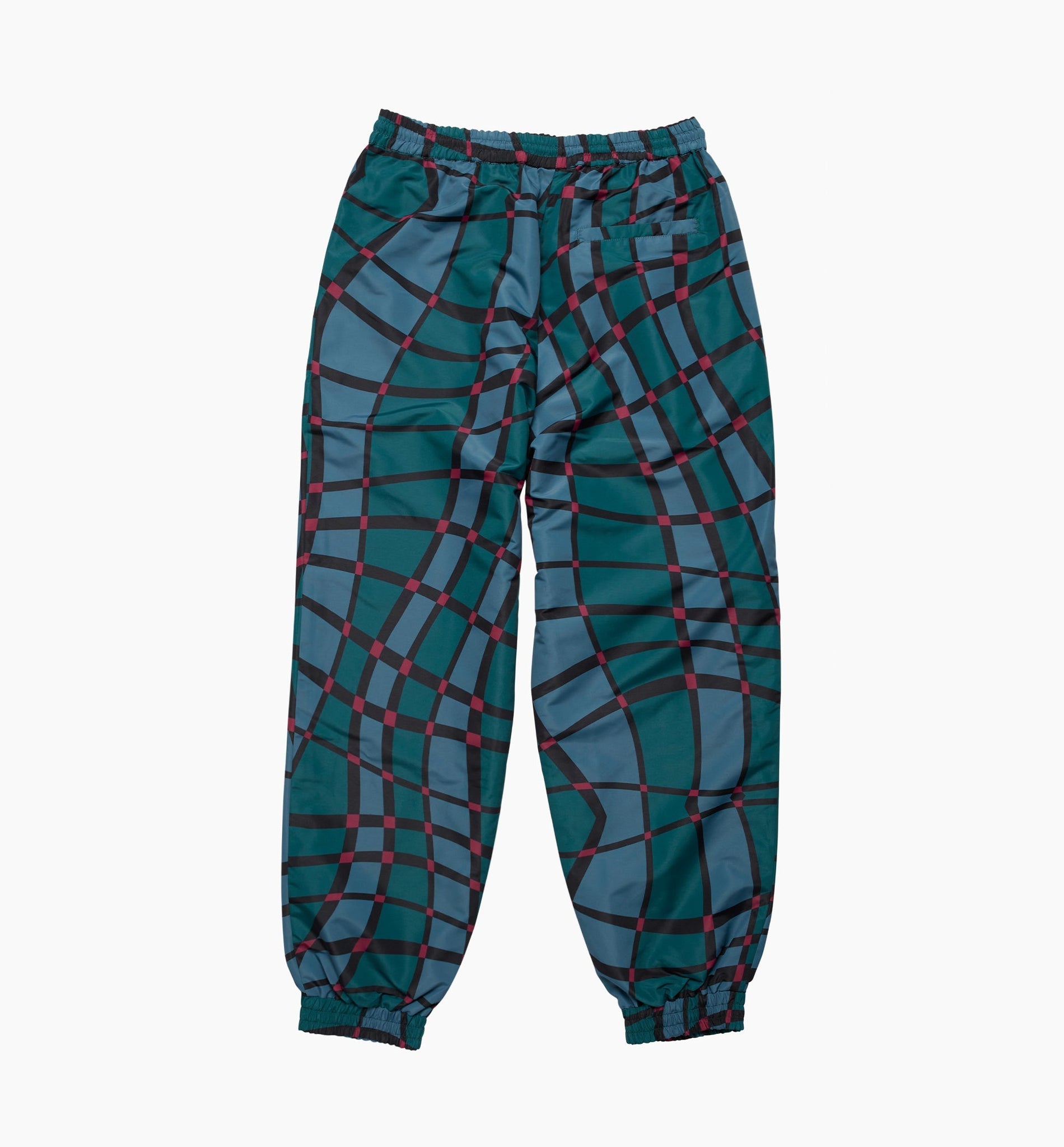 Squared Waves Pattern Track Pants