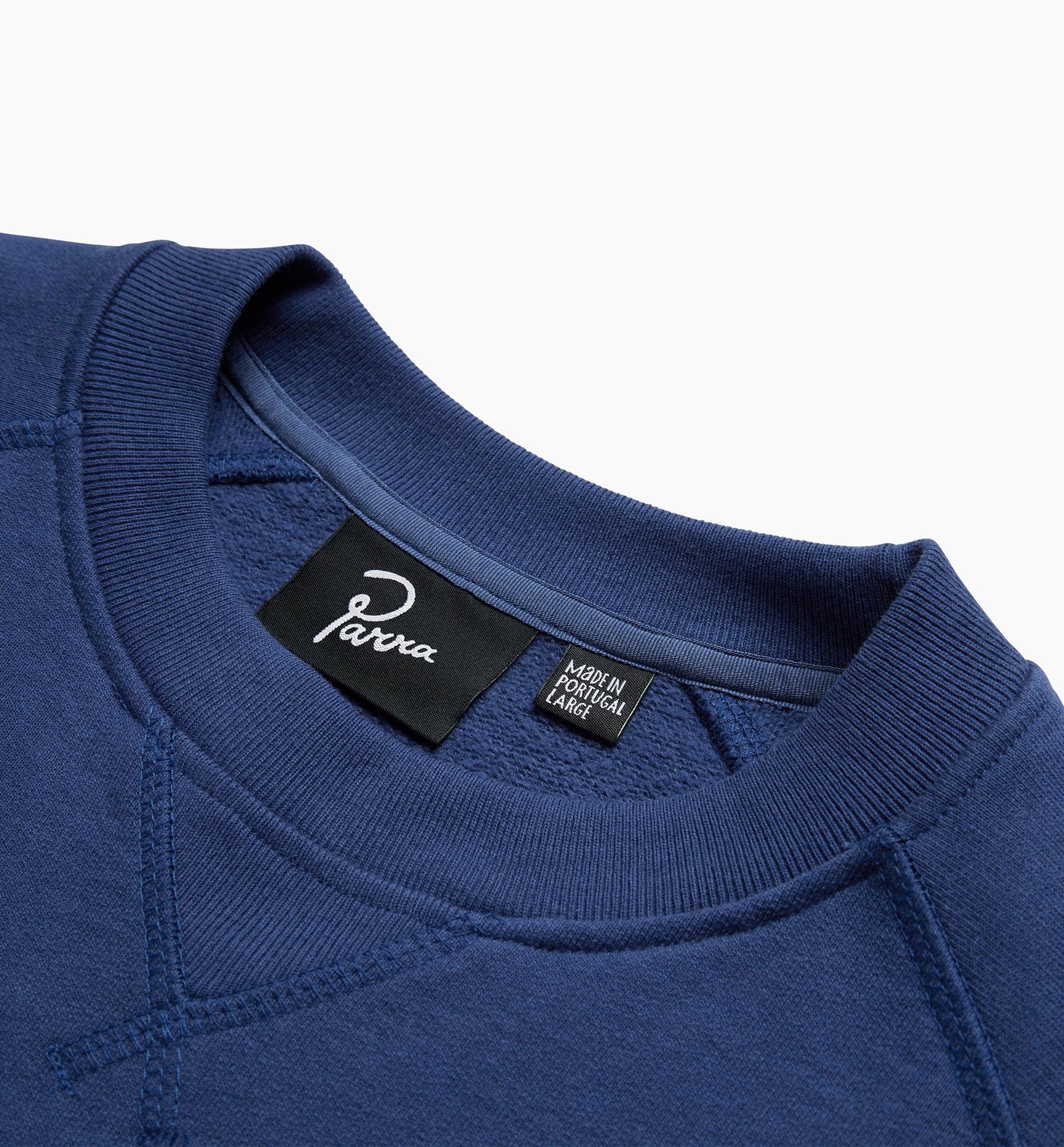 Diamond Block Logo Crew Neck Sweatshirt - Dark Blue