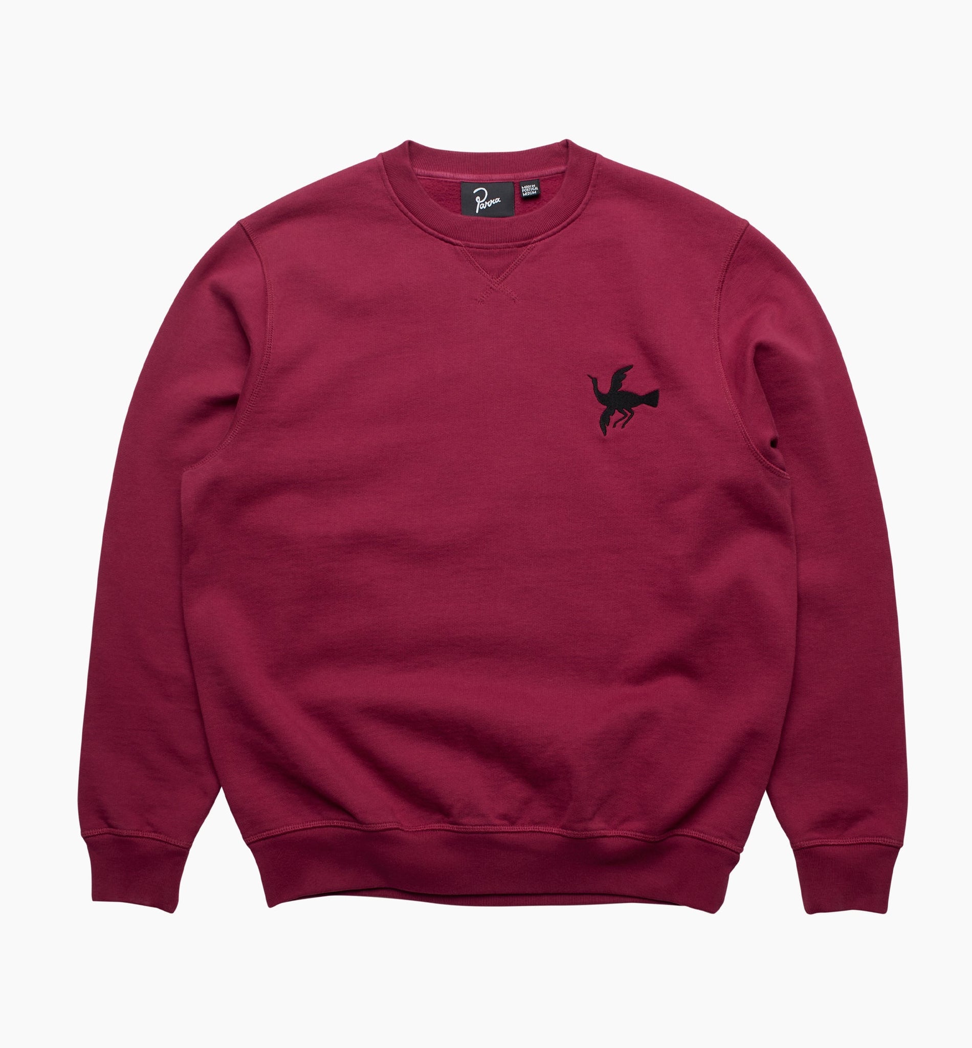 Snaked by a Horse Crew Neck Sweatshirt - Beet Red