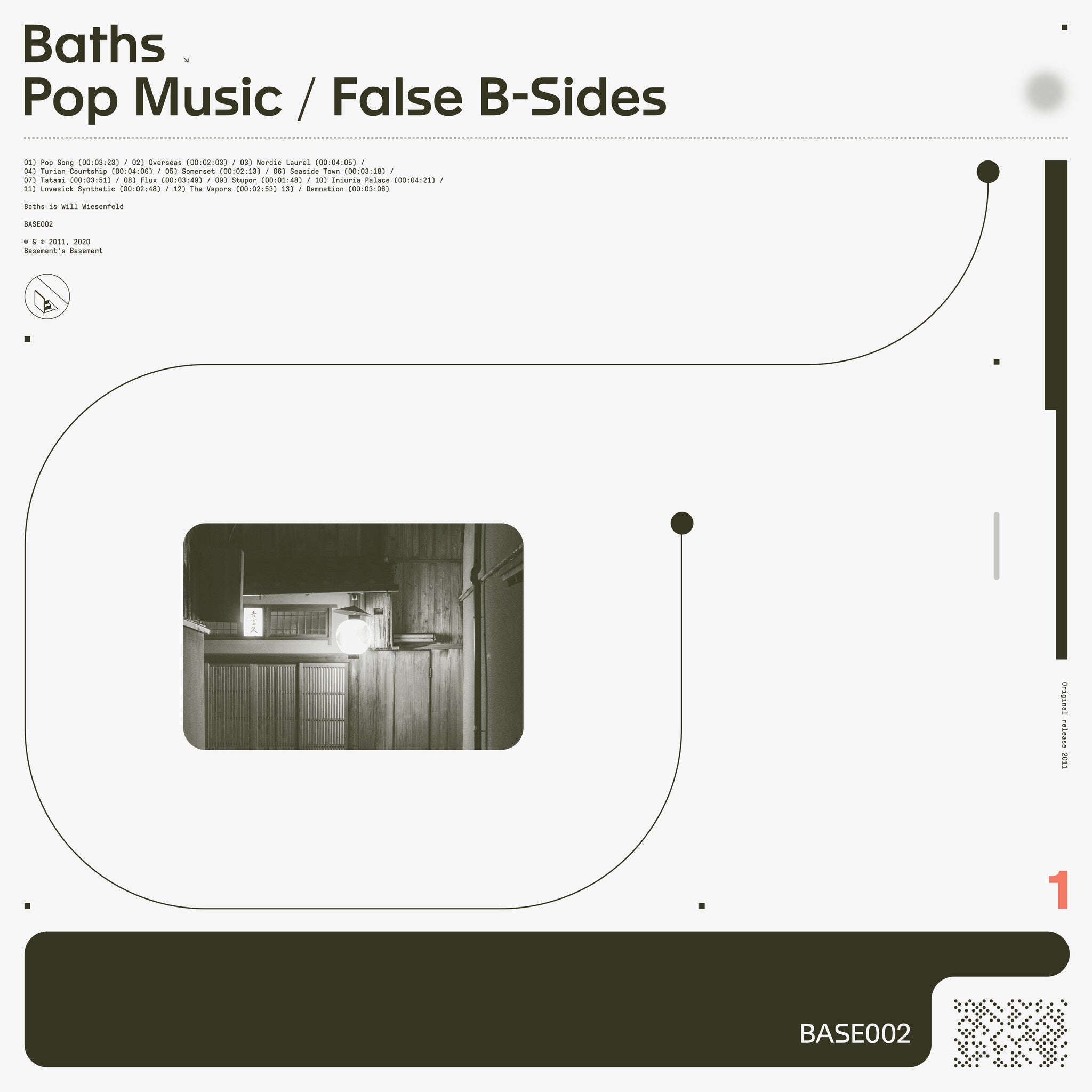 Baths - Pop Music / False B-Sides (Limited Cream Vinyl)
