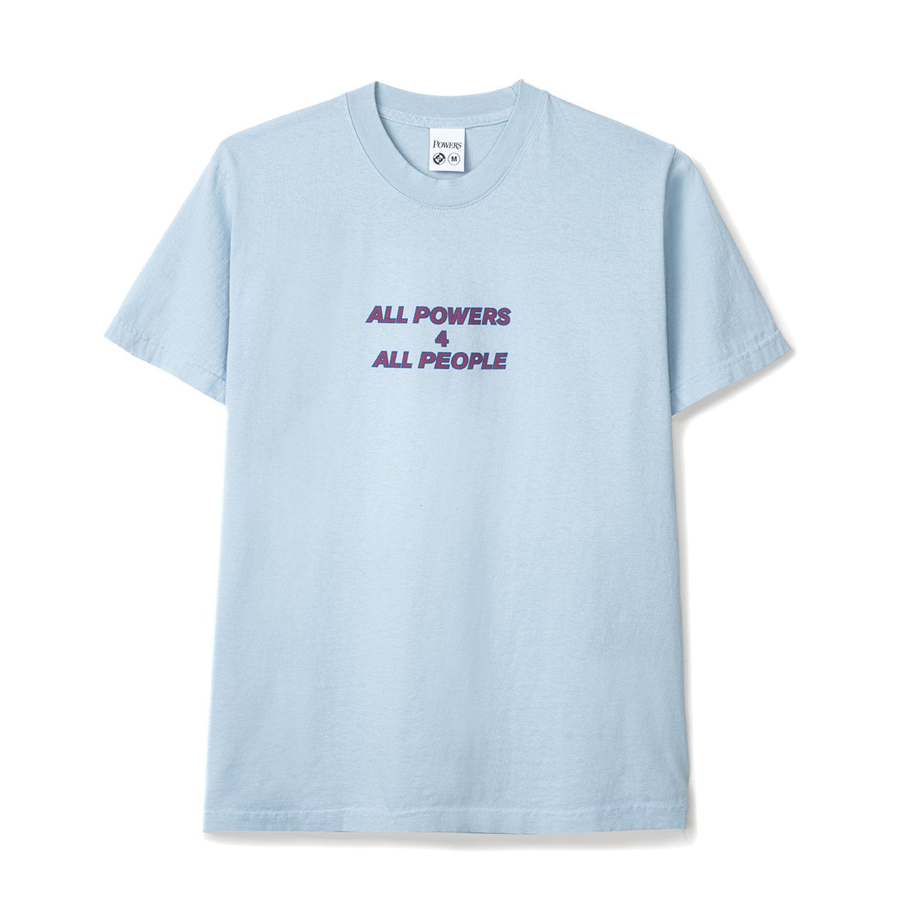ALL POWERS 4 ALL PEOPLE SS TEE - BLUE