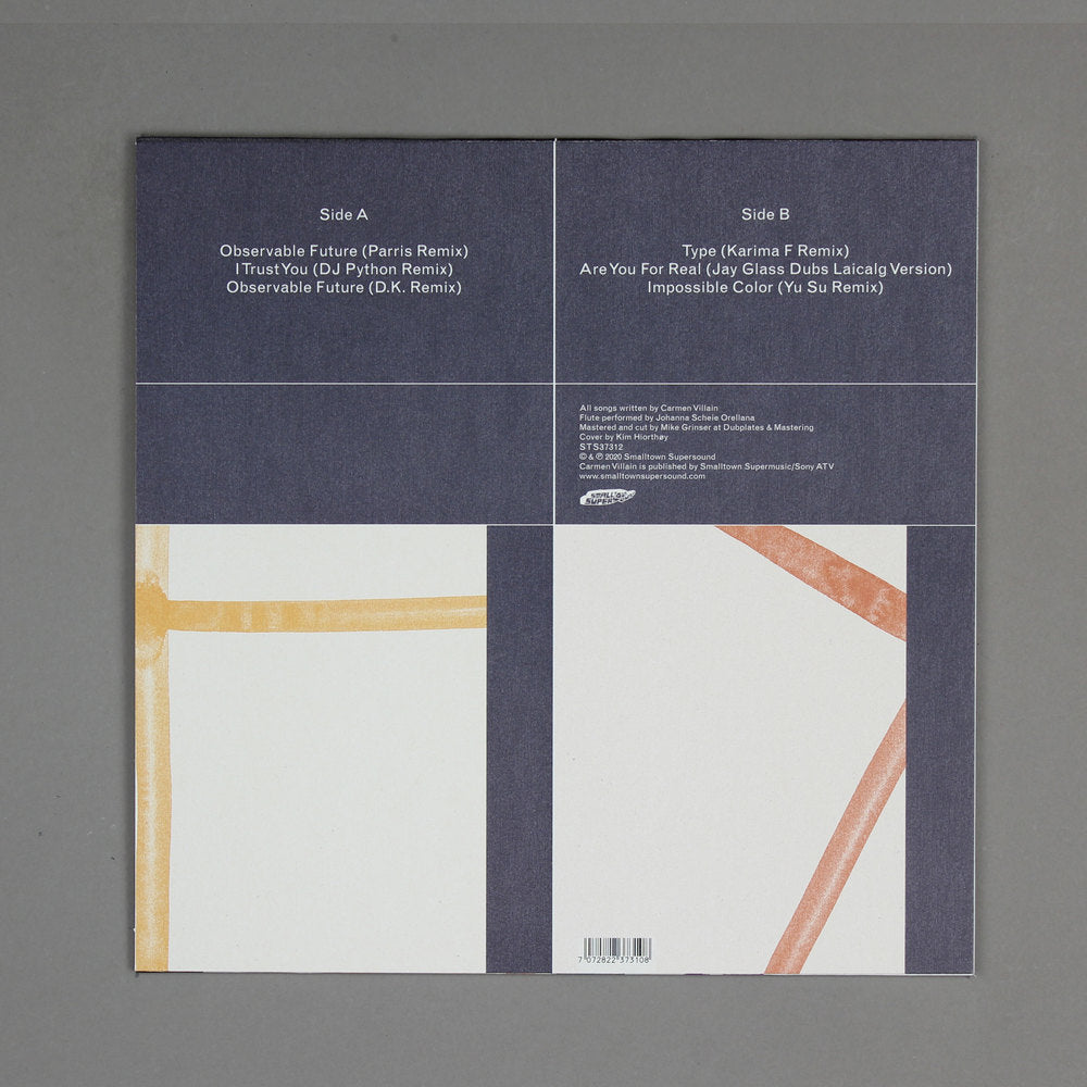 Carmen Villain - Both Lines Will Be Blue Remixed 12"