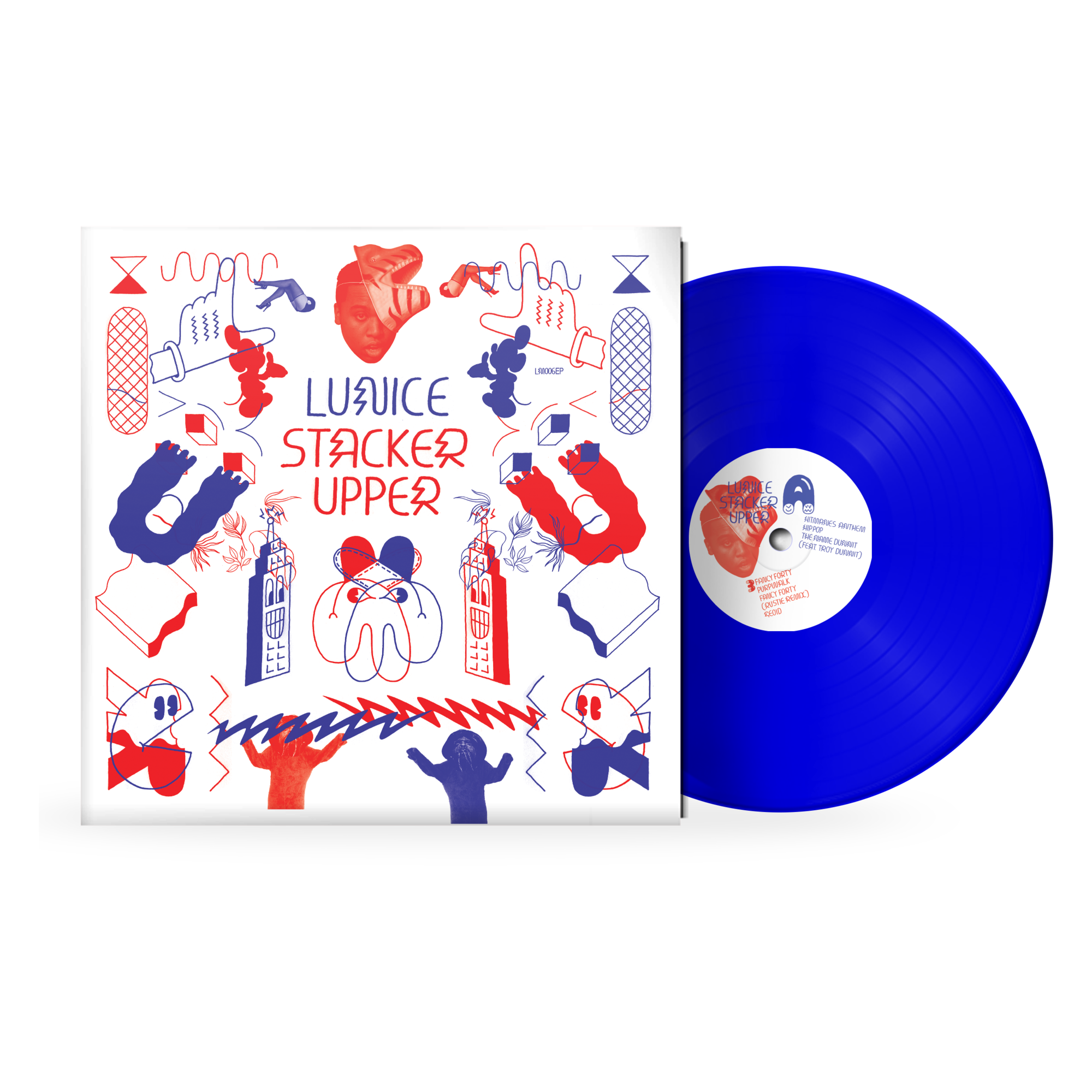 Lunice - Stacker Upper EP (Blue Vinyl)
