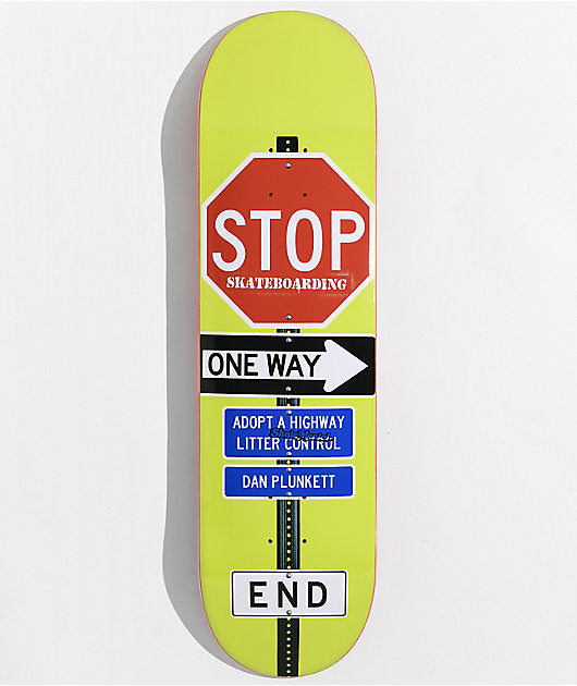 Stop Board - (Dan Plunkett) Signed By Eric Koston
